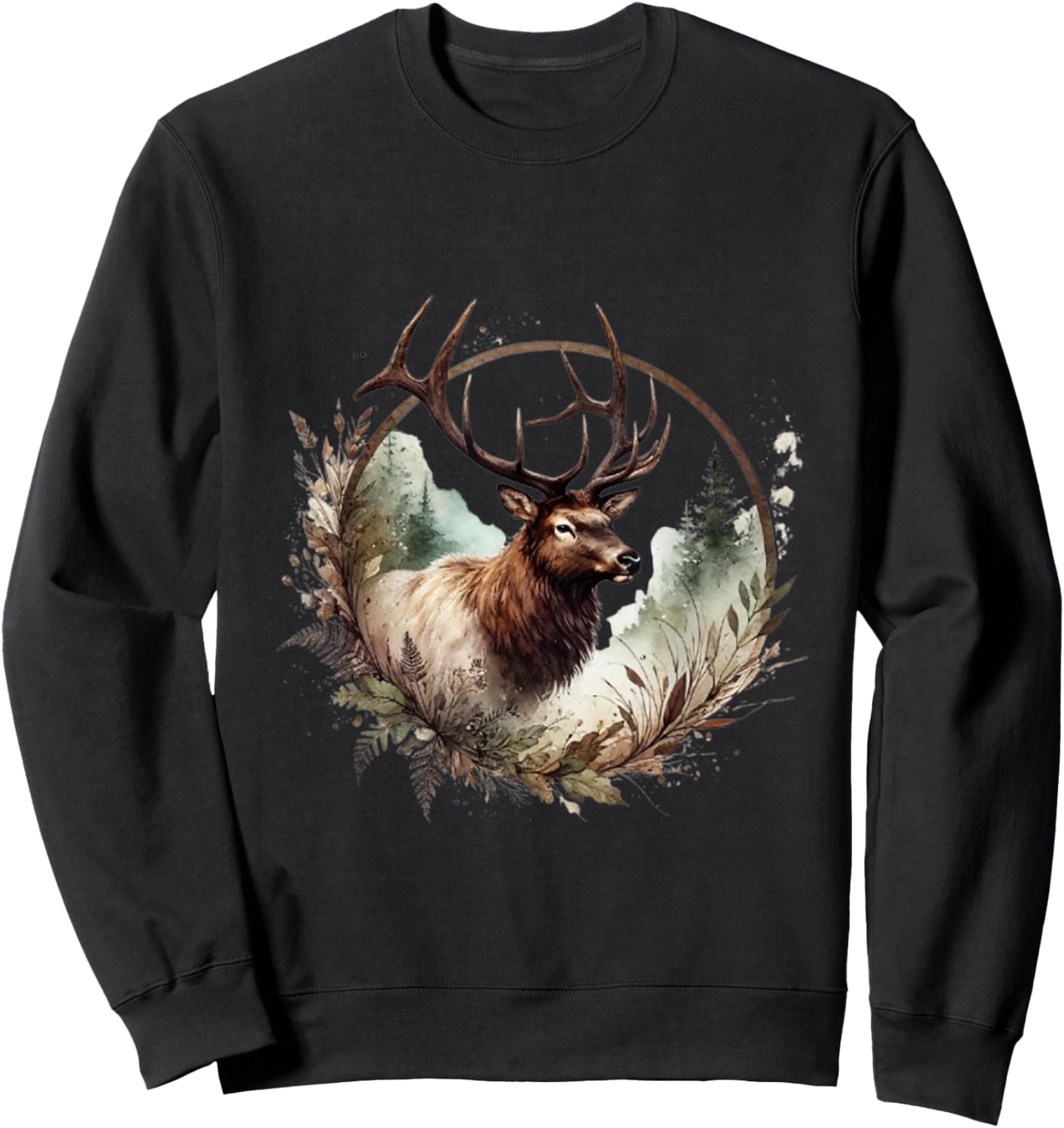 Bull Elk Sweatshirt - Sweatshirt | Black