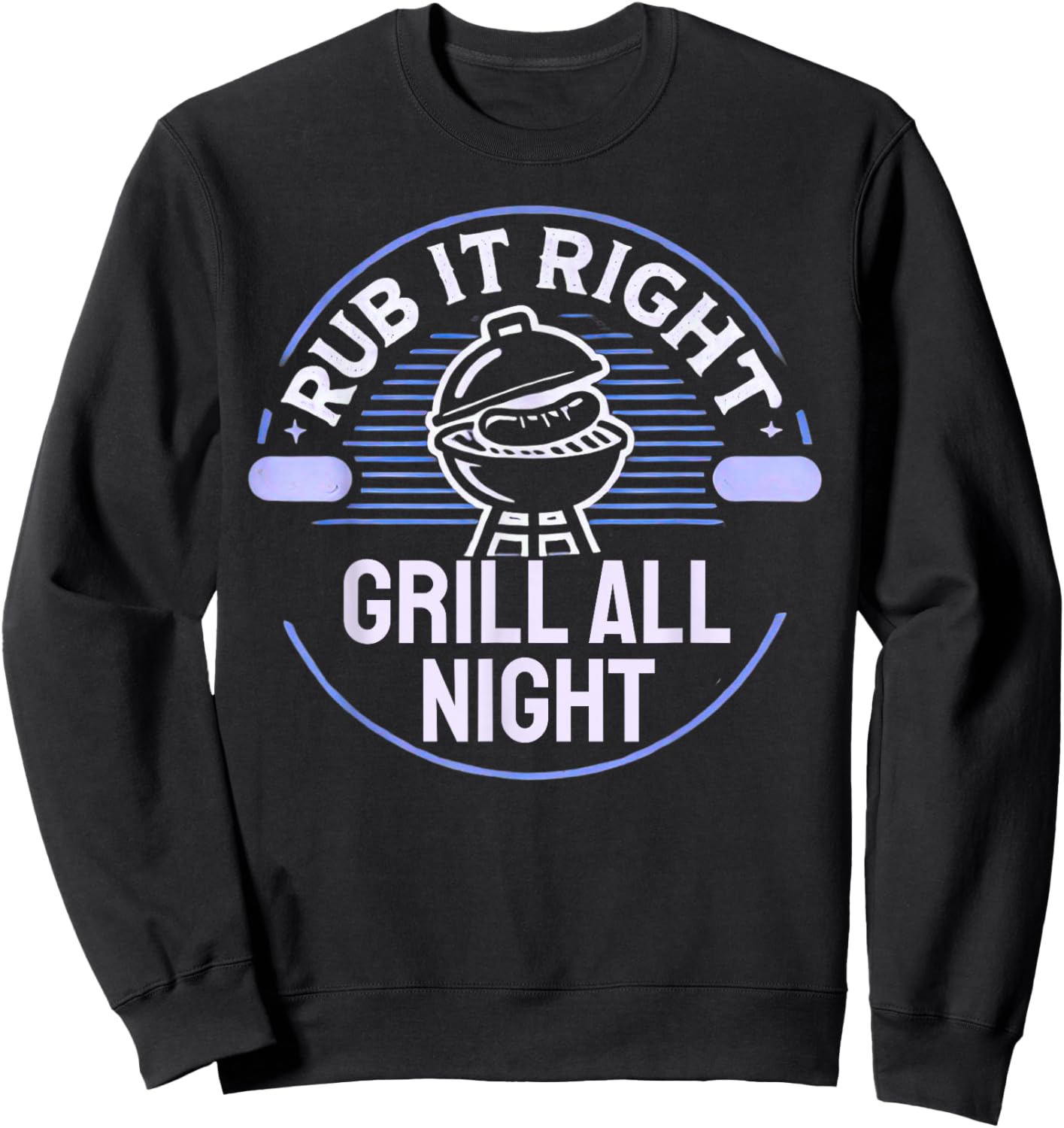 Funny BBQ Smoker Meat Smoking Tools Grilling Barbecue Sweatshirt - Sweatshirt | Black