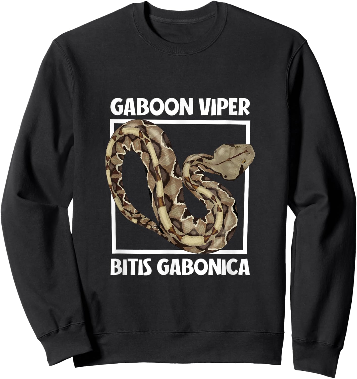 Gaboon Viper Sweatshirt - Sweatshirt | Black