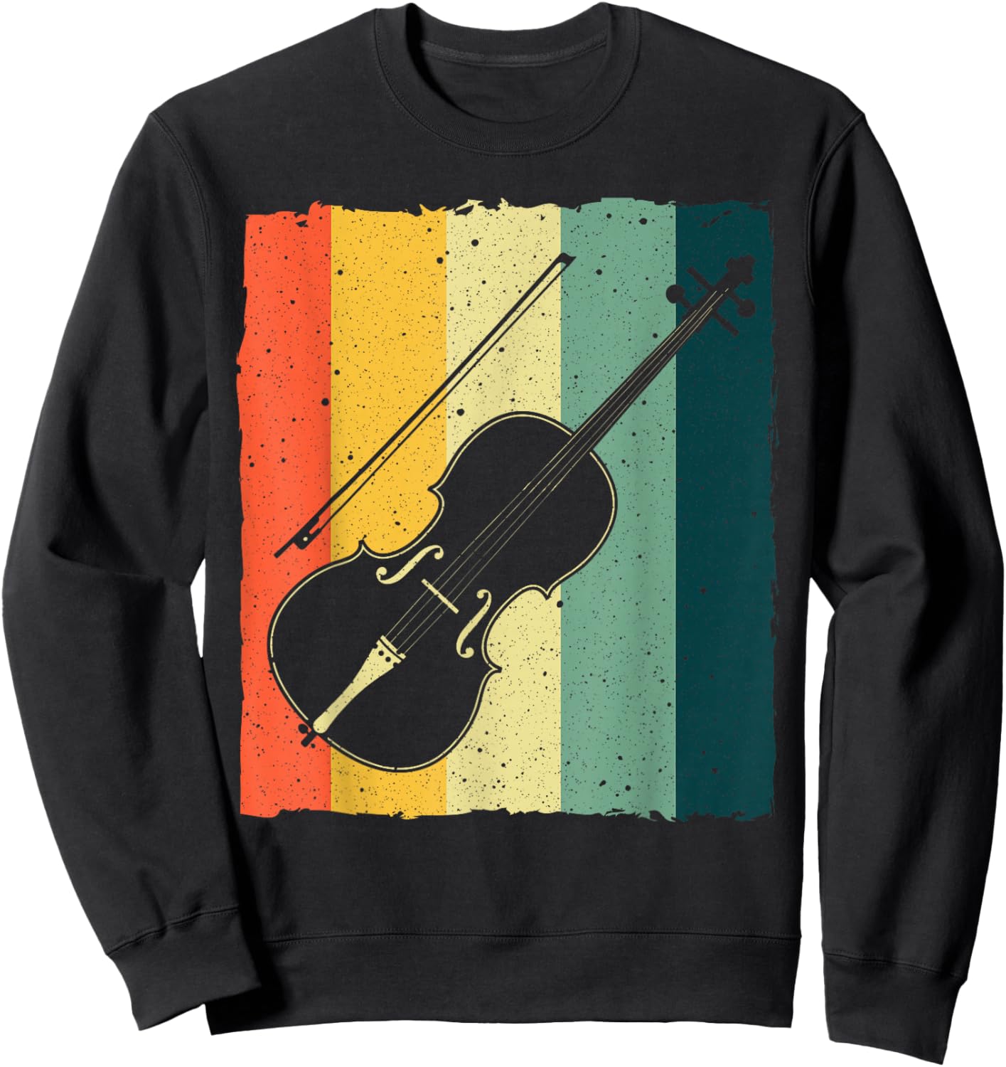 Cool Cello Art Women Kids Music Cello Player Cellist Sweatshirt - Sweatshirt | Black