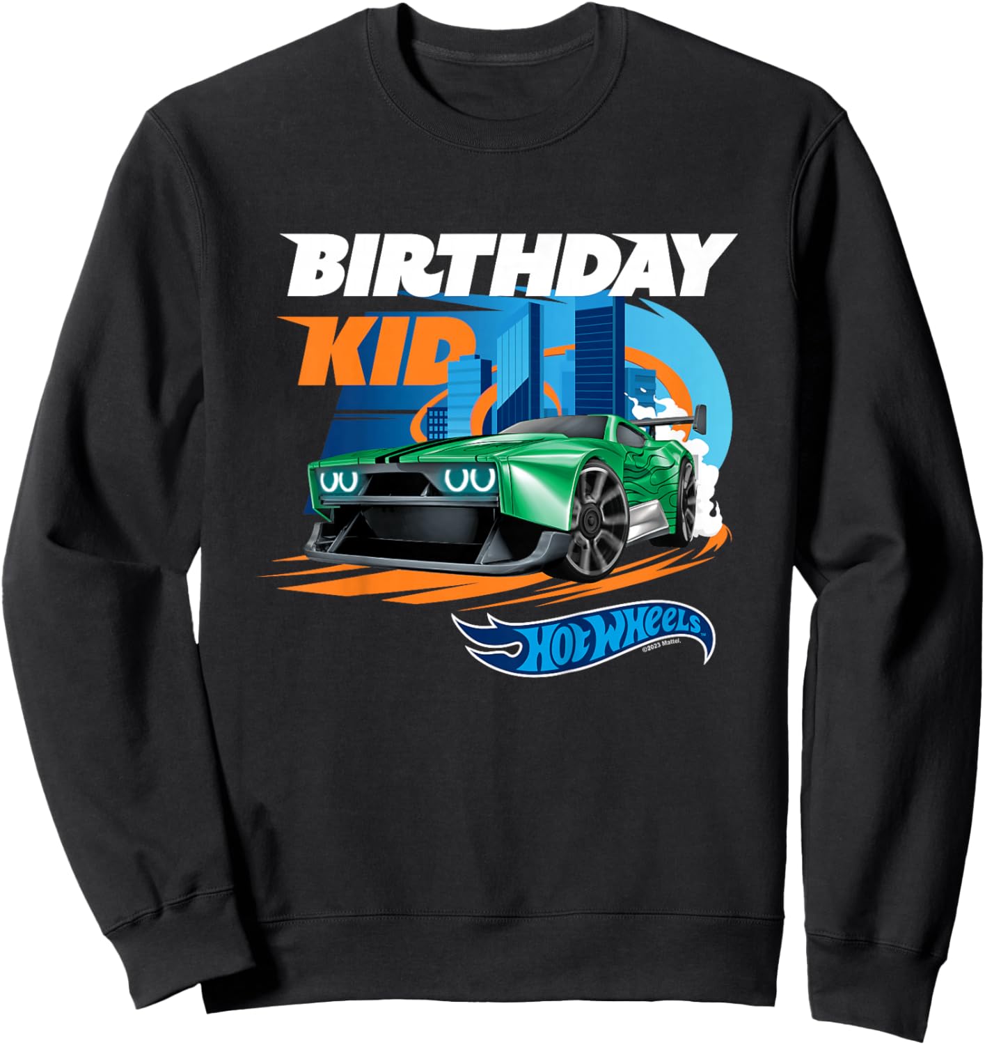 Hot Wheels - Birthday Boy Sweatshirt - Sweatshirt | Black