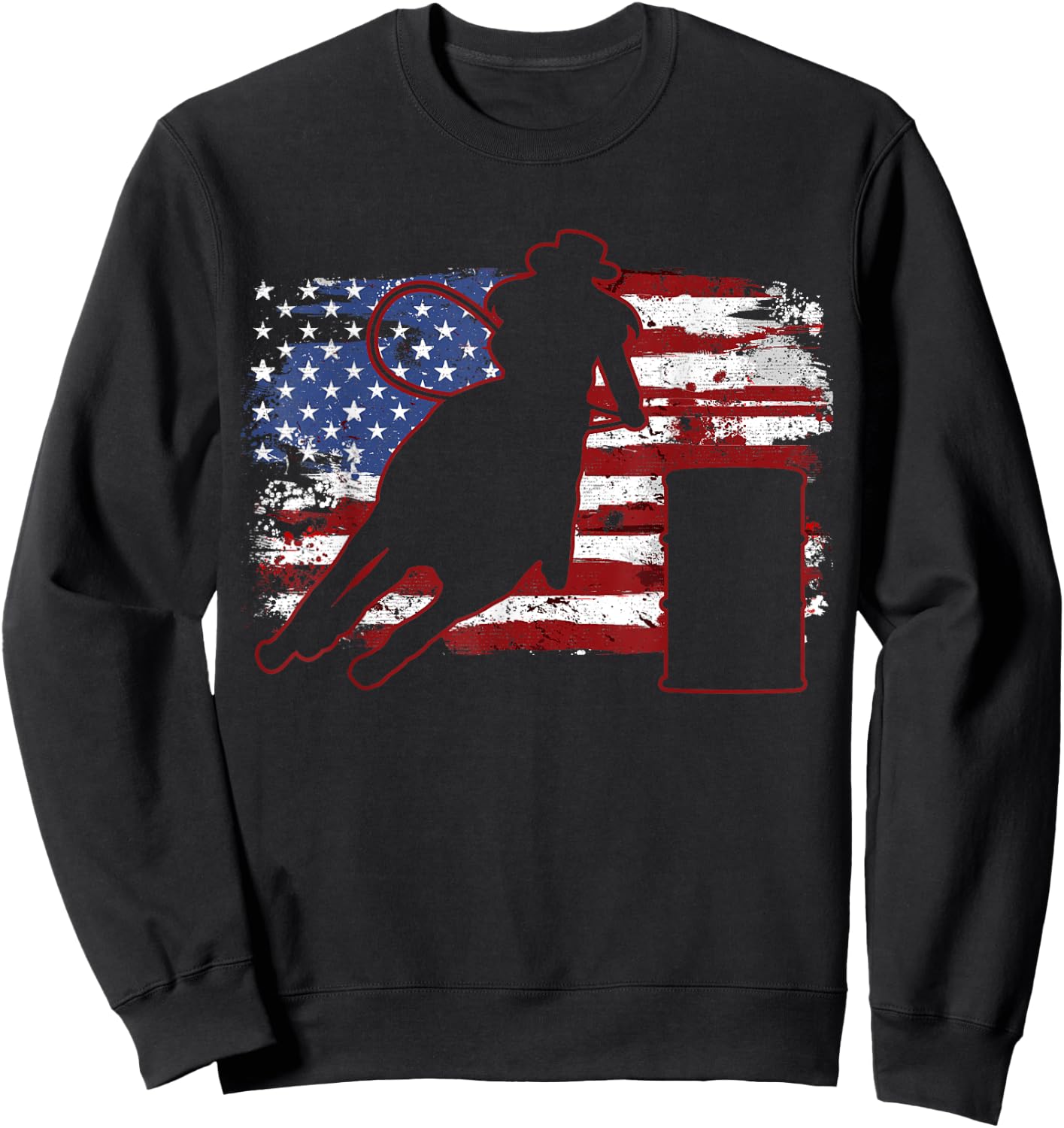 Barrel Racing Gift Sweatshirt - Sweatshirt | Black