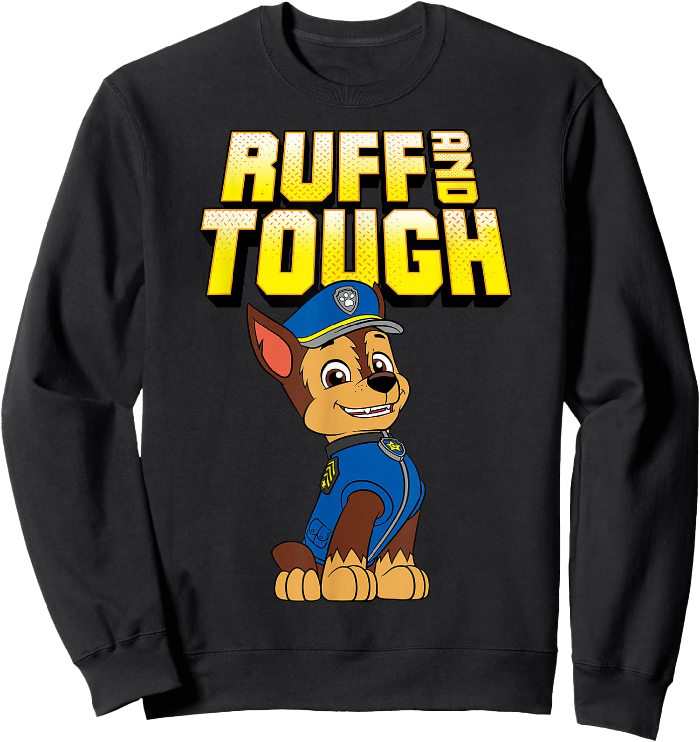 Ruff And Tough Police Pup Chase Sweatshirt - Sweatshirt | Black