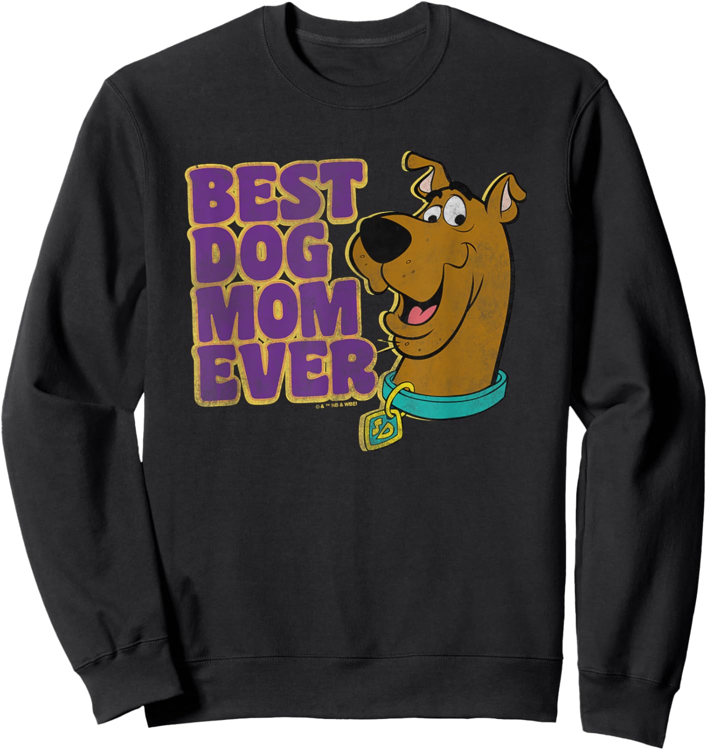 Scooby-Doo Mother's Day Best Dog Mom Ever Sweatshirt - Sweatshirt | Black