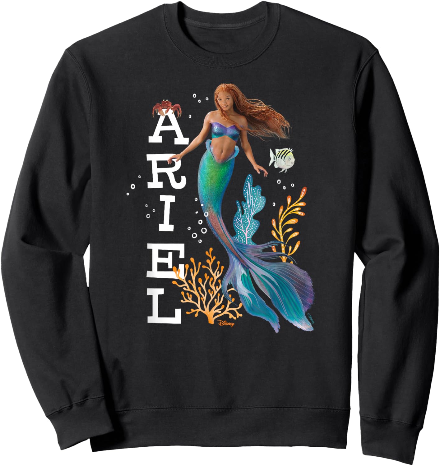 Little Mermaid - Ariel Sweatshirt - Sweatshirt | Black