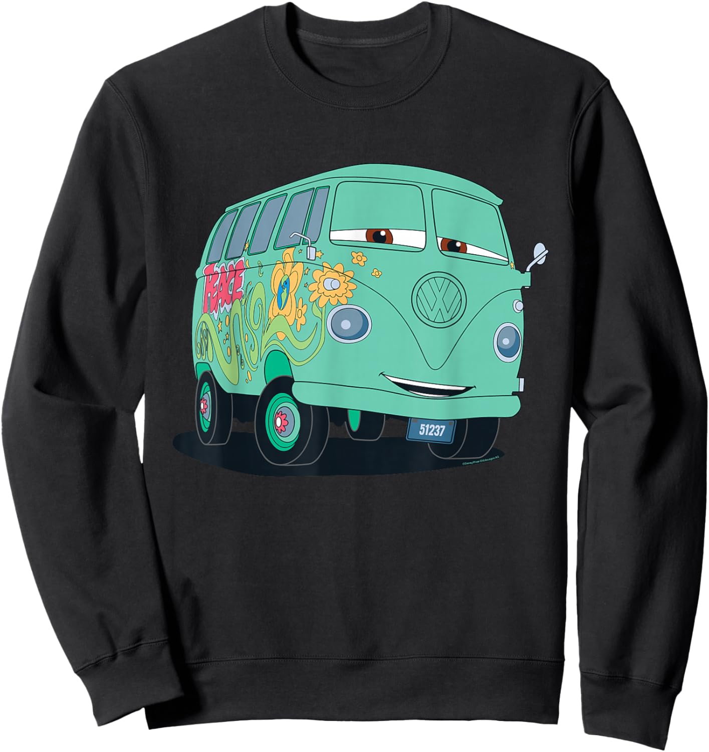 Disney and Pixar's Cars Fillmore Big Pic Costume Sweatshirt - Sweatshirt | Black