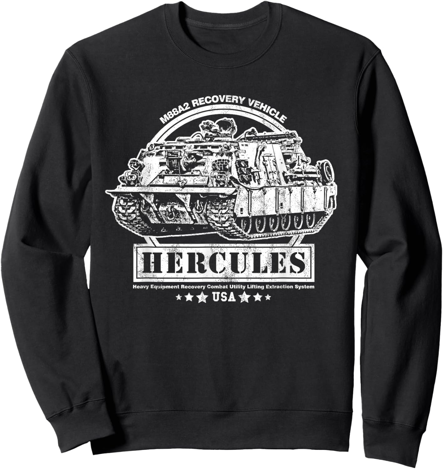 M88 Recovery Vehicle - M88A2 HERCULES ARV Sweatshirt - Sweatshirt | Black