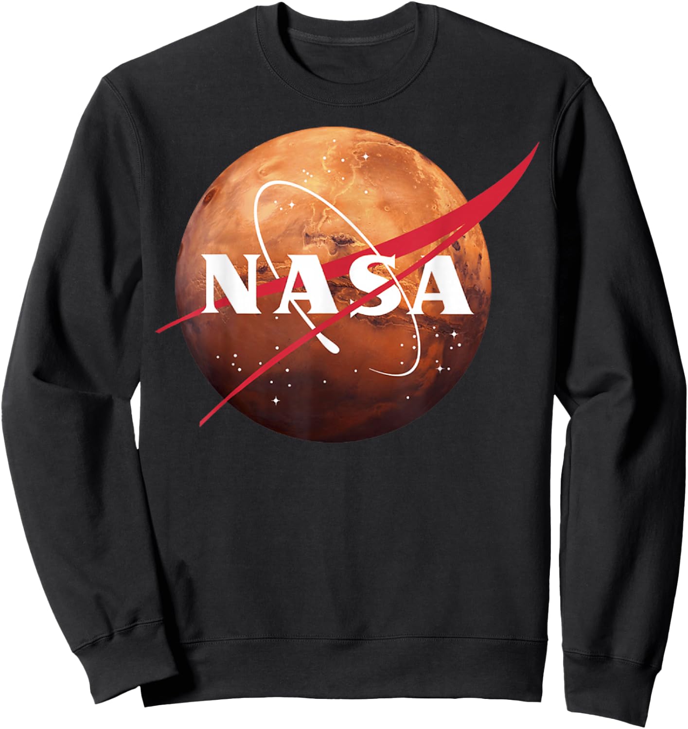 NASA Mars Planet logo Sweatshirt - Sweatshirt | Black