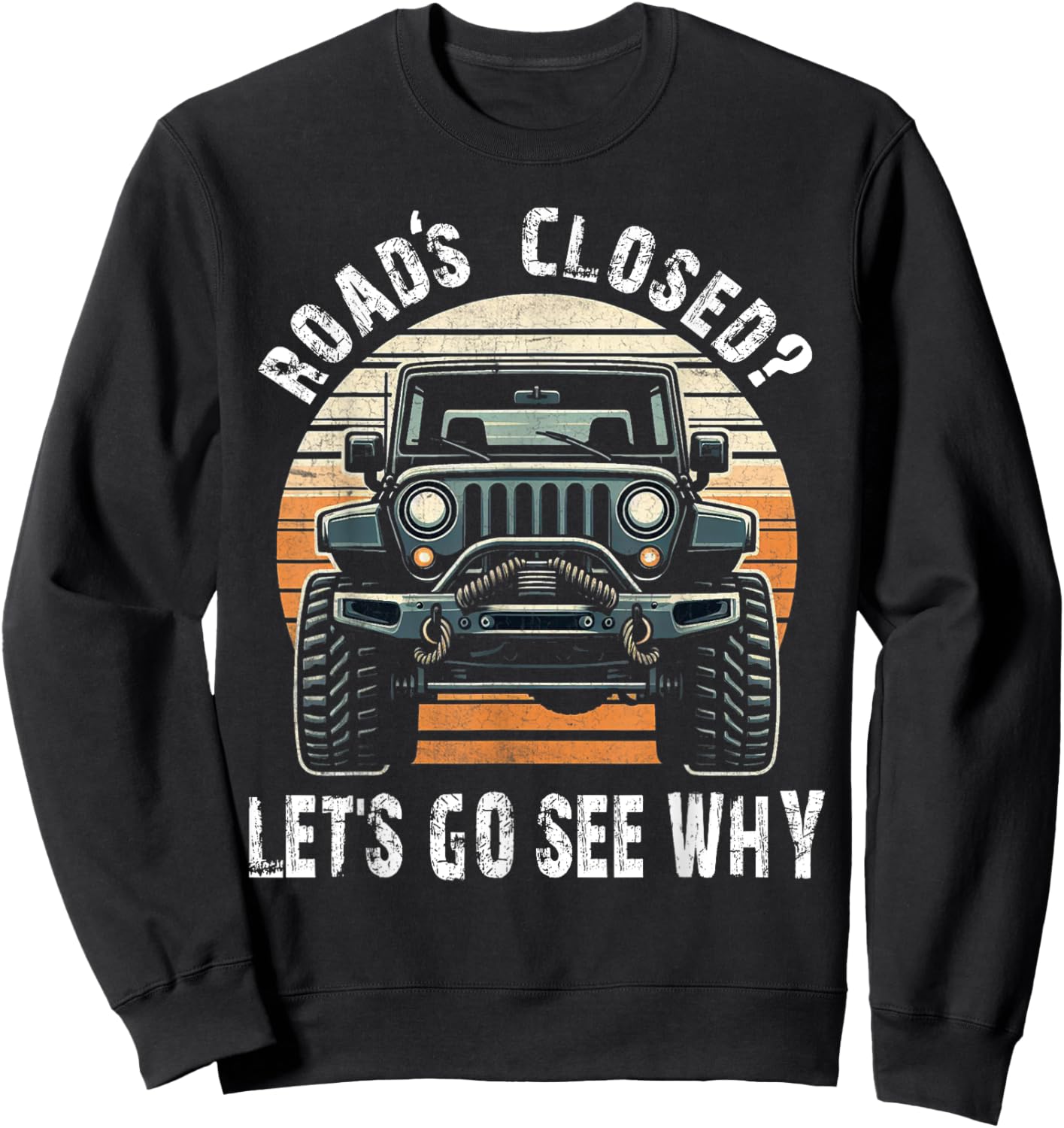 Offroad Racing Dad SxS 4X4 Off-Roading SUV UTV Car Lovers Sweatshirt - Sweatshirt | Black
