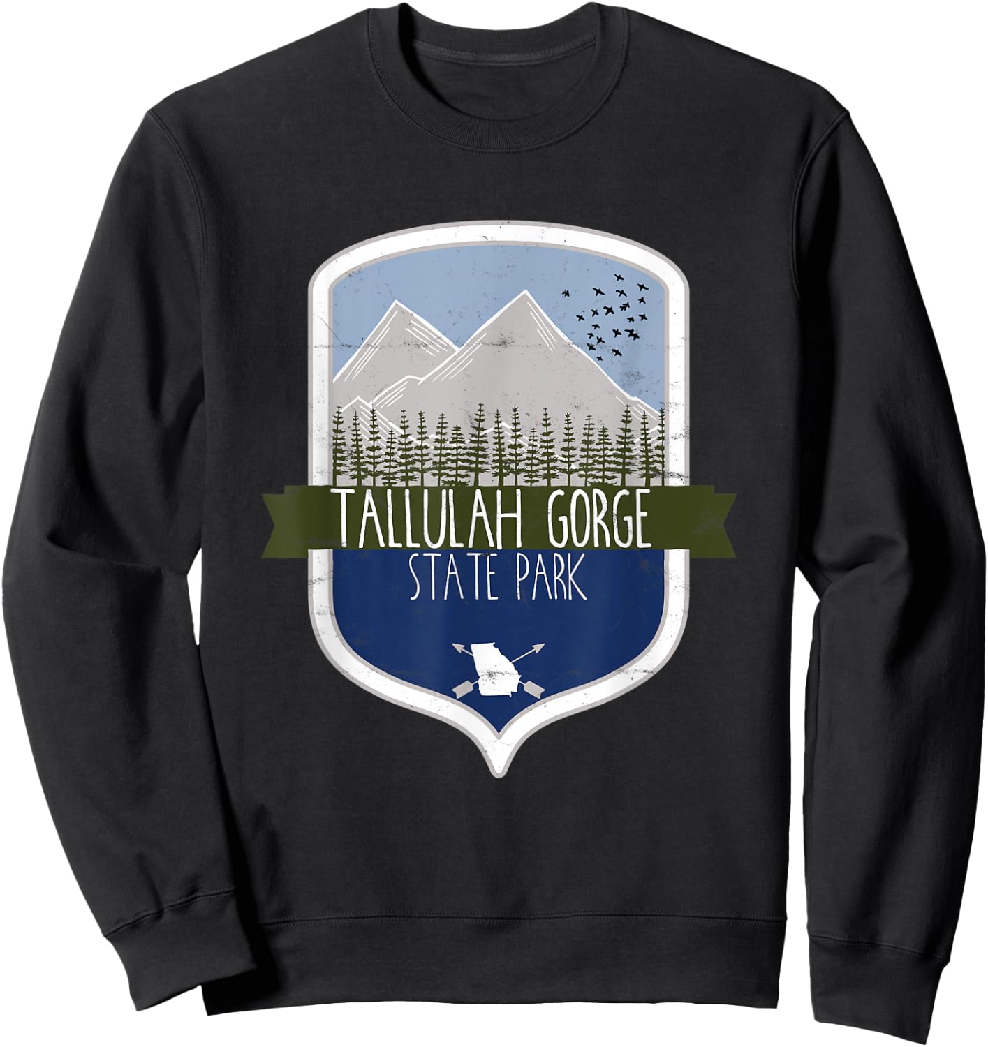 Cute Tallulah Gorge State Park Georgia Mountains GA Sweatshirt - Sweatshirt | Black