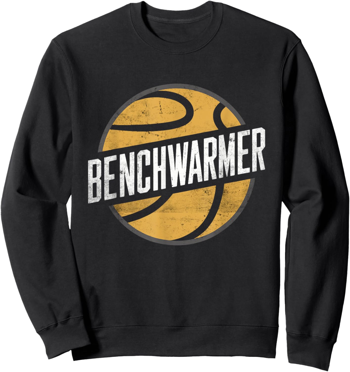 Funny saying: Best Benchwarmer Bench Press Basketball Sweatshirt - Sweatshirt | Black