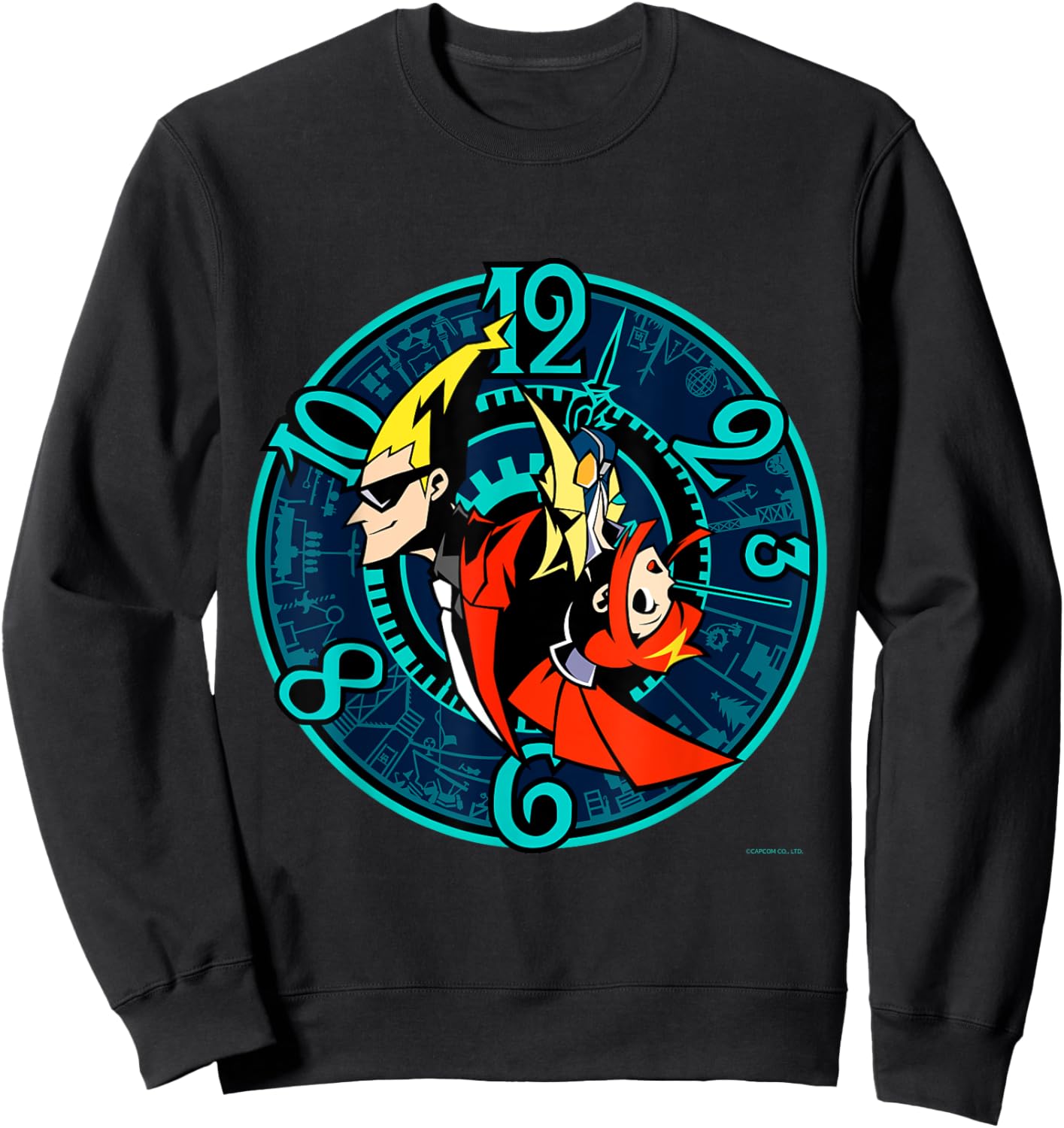 GHOST TRICK Key Art (B) Sweatshirt - Sweatshirt | Black
