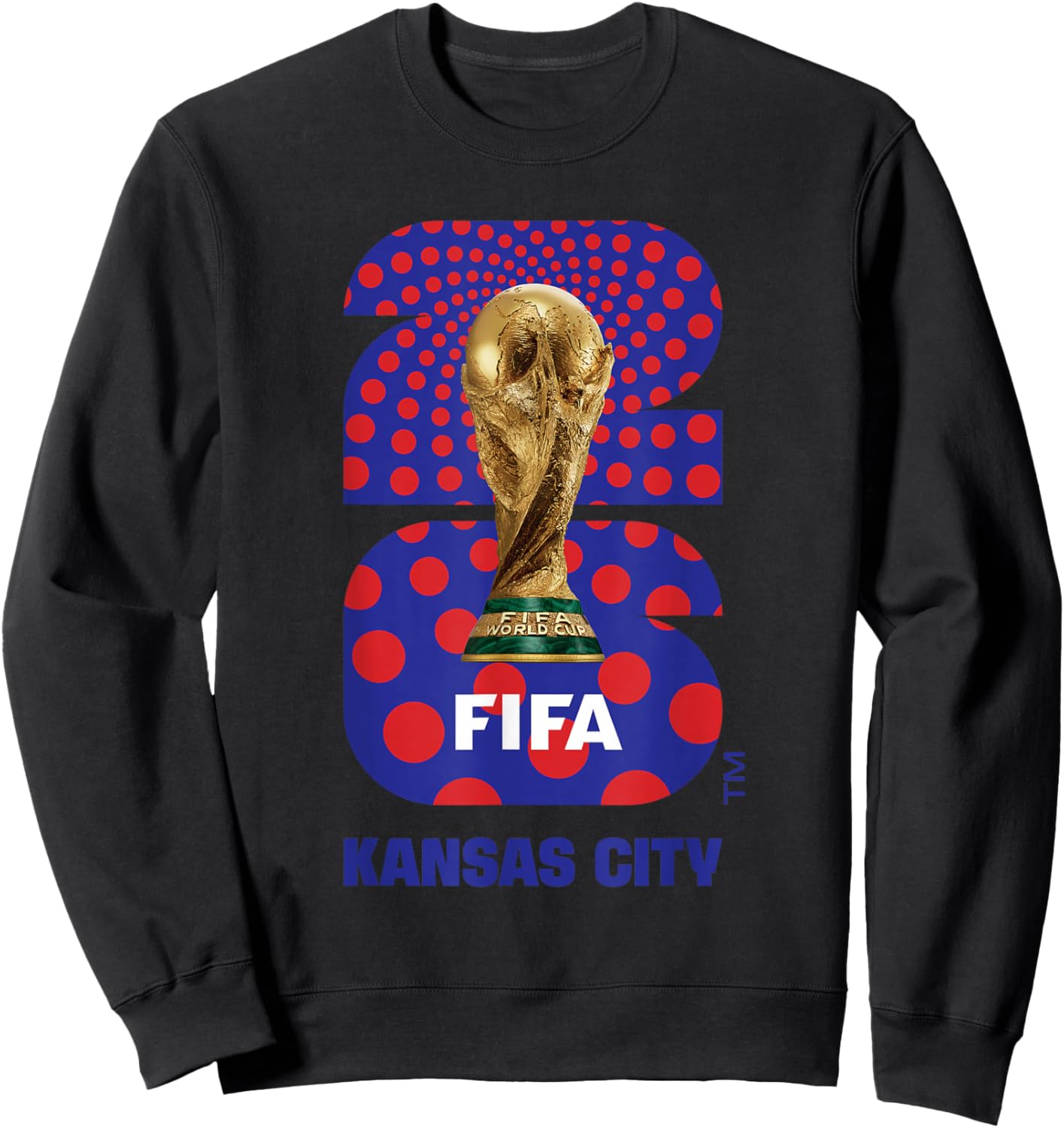 FIFA World CUP26 Kansas City Trophy Color Sweatshirt - Sweatshirt | Black