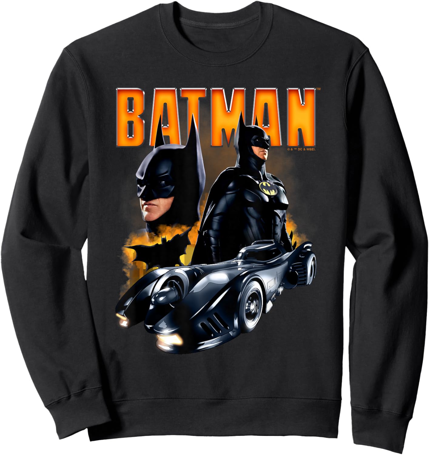 The Flash Movie Multiple Batman Sweatshirt - Sweatshirt | Black