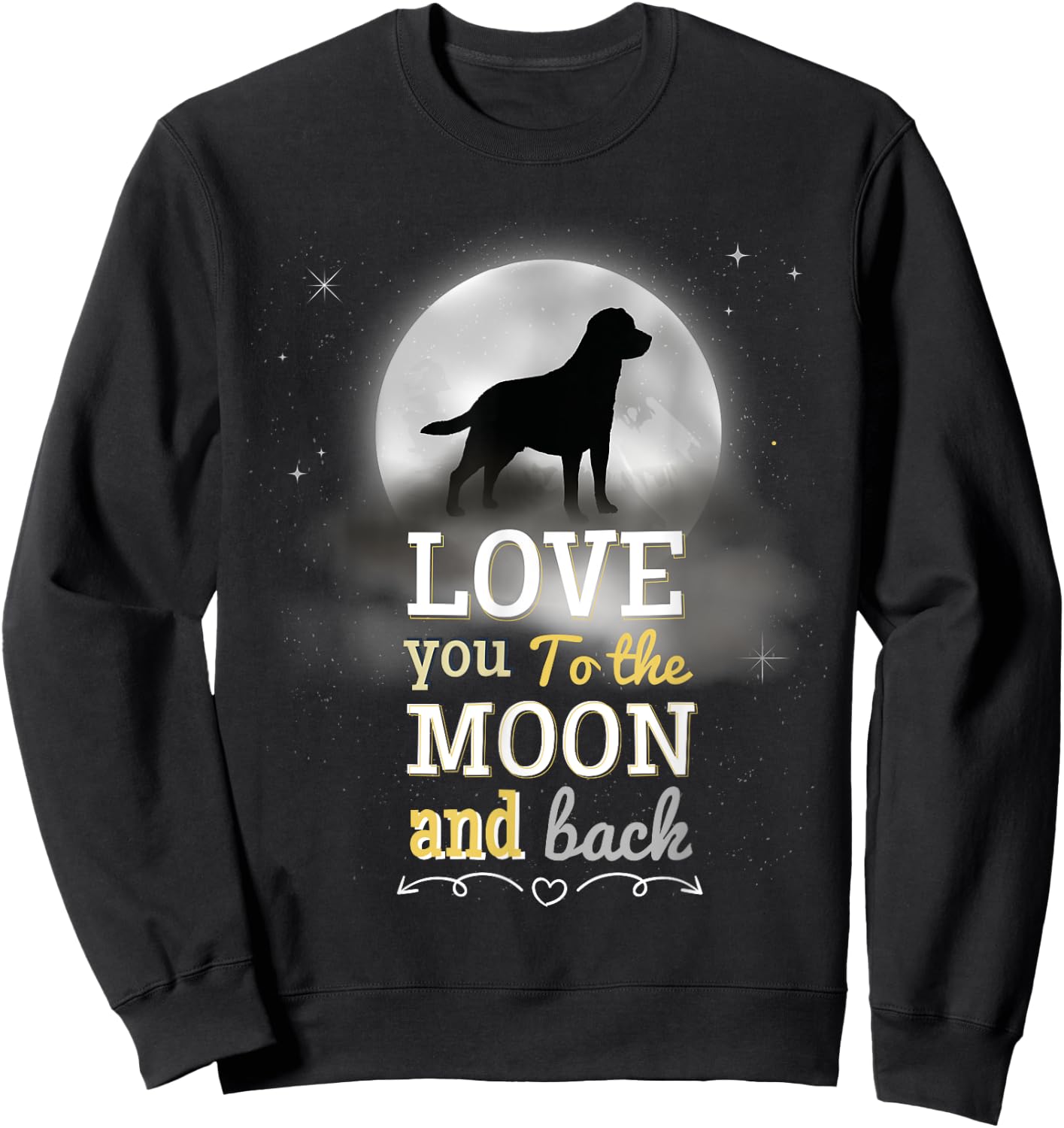 Labrador Retriever Lab Dog Men Women Kids Sweatshirt - Sweatshirt | Black