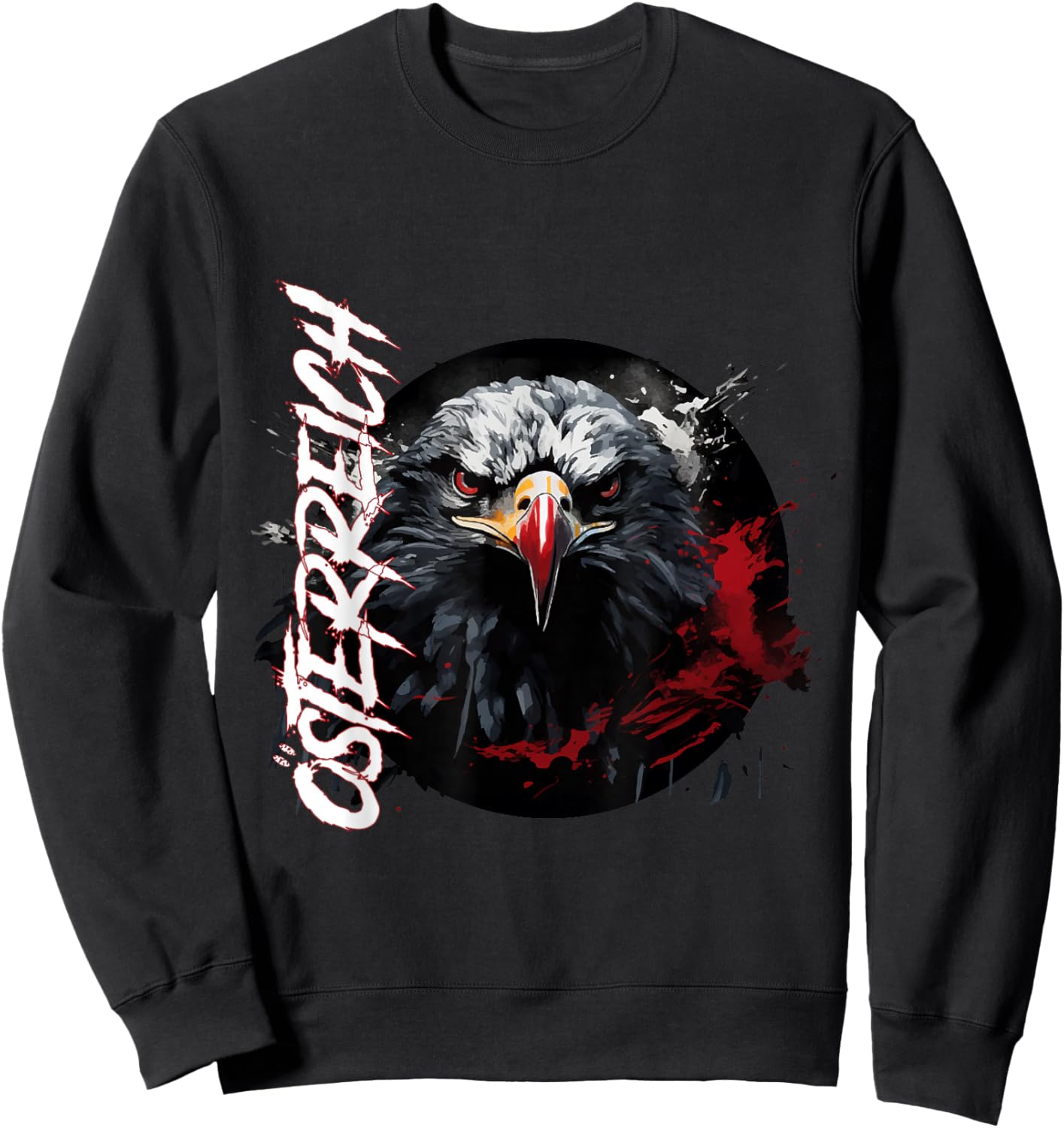 Österreich Adler Österreichische Patrioten Austria Sweatshirt - Sweatshirt | Black