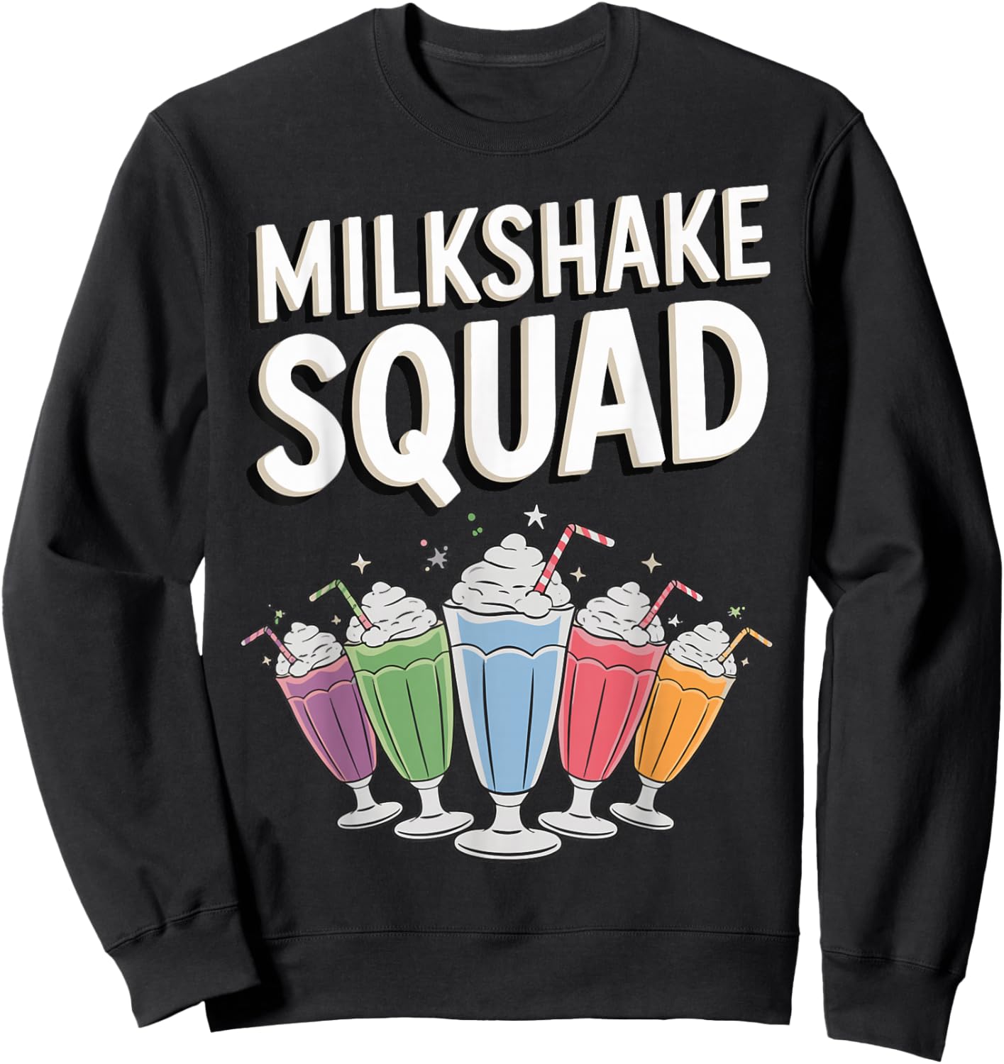 Milkshake Squad Sweatshirt - Sweatshirt | Black