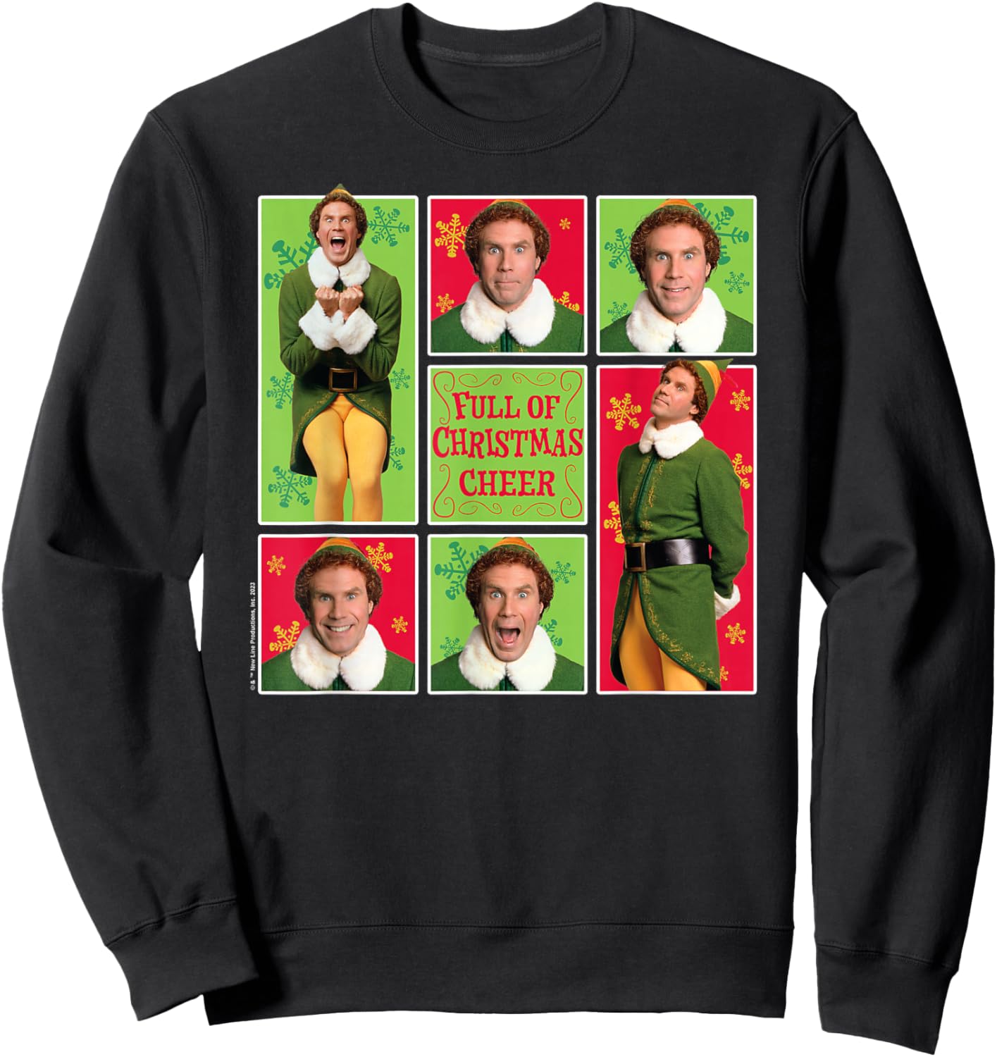 Elf - Full Of Christmas Cheer Sweatshirt - Sweatshirt | Black
