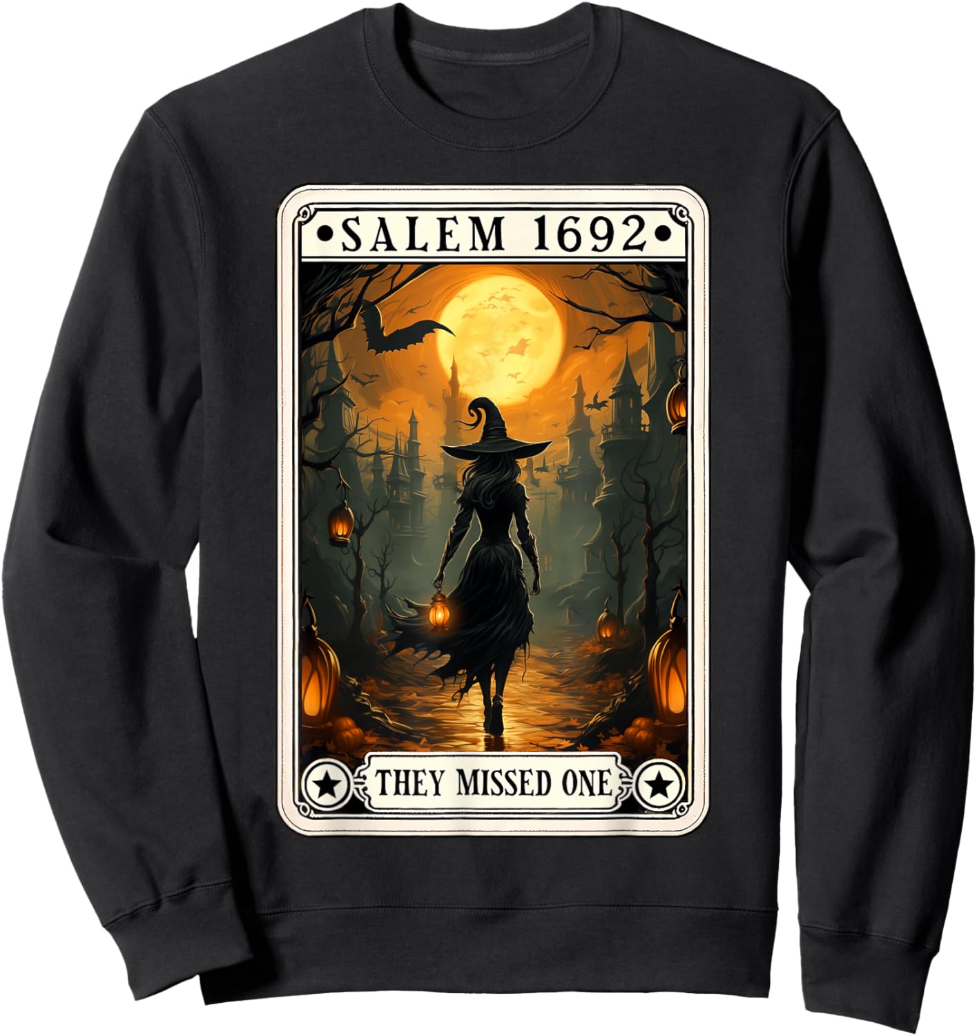 Salem 1692 They Missed One Halloween Witch Trials Women Sweatshirt - Sweatshirt | Black