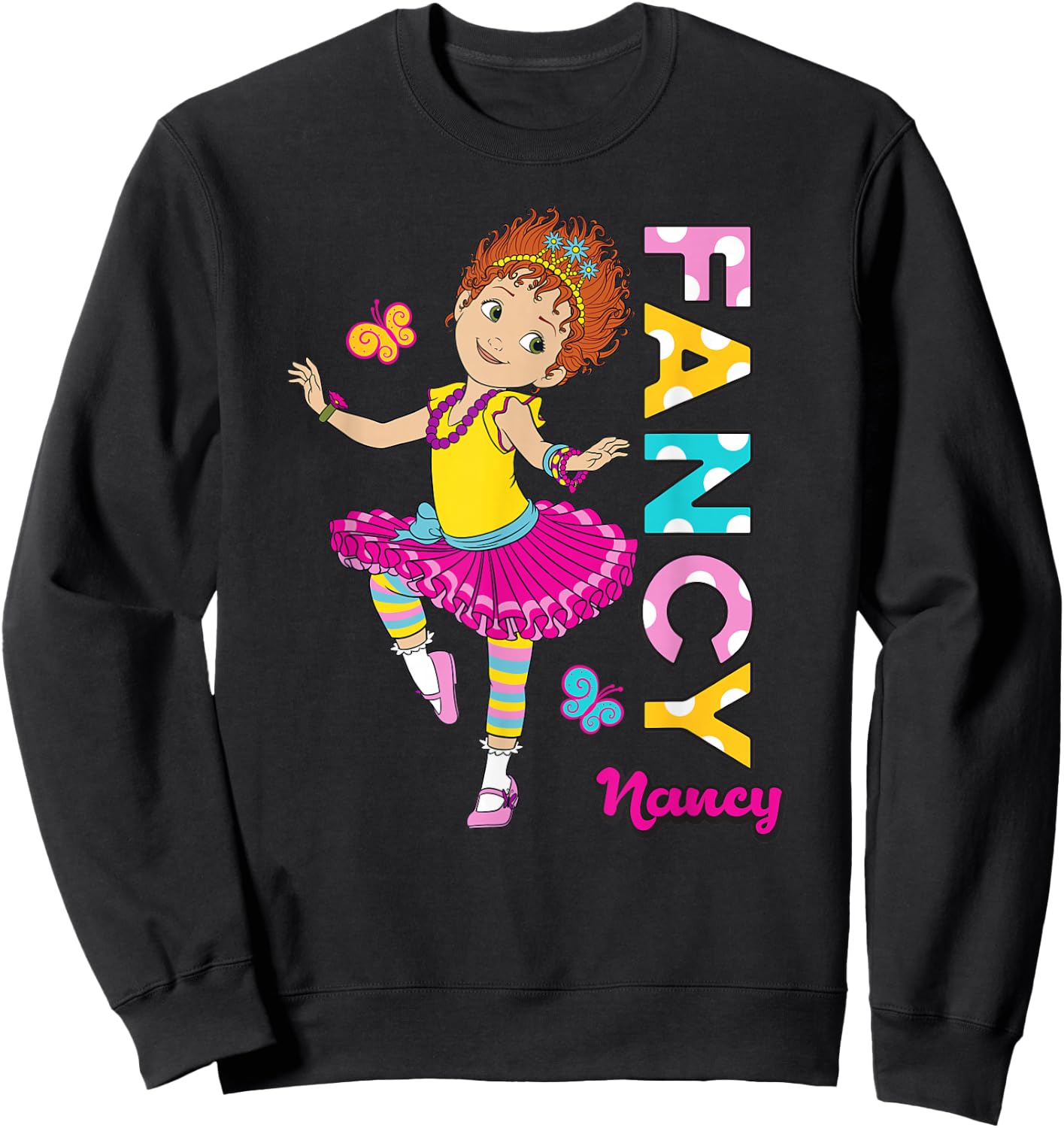 Disney - Fancy Nancy Dancing with Nancy Sweatshirt - Sweatshirt | Black