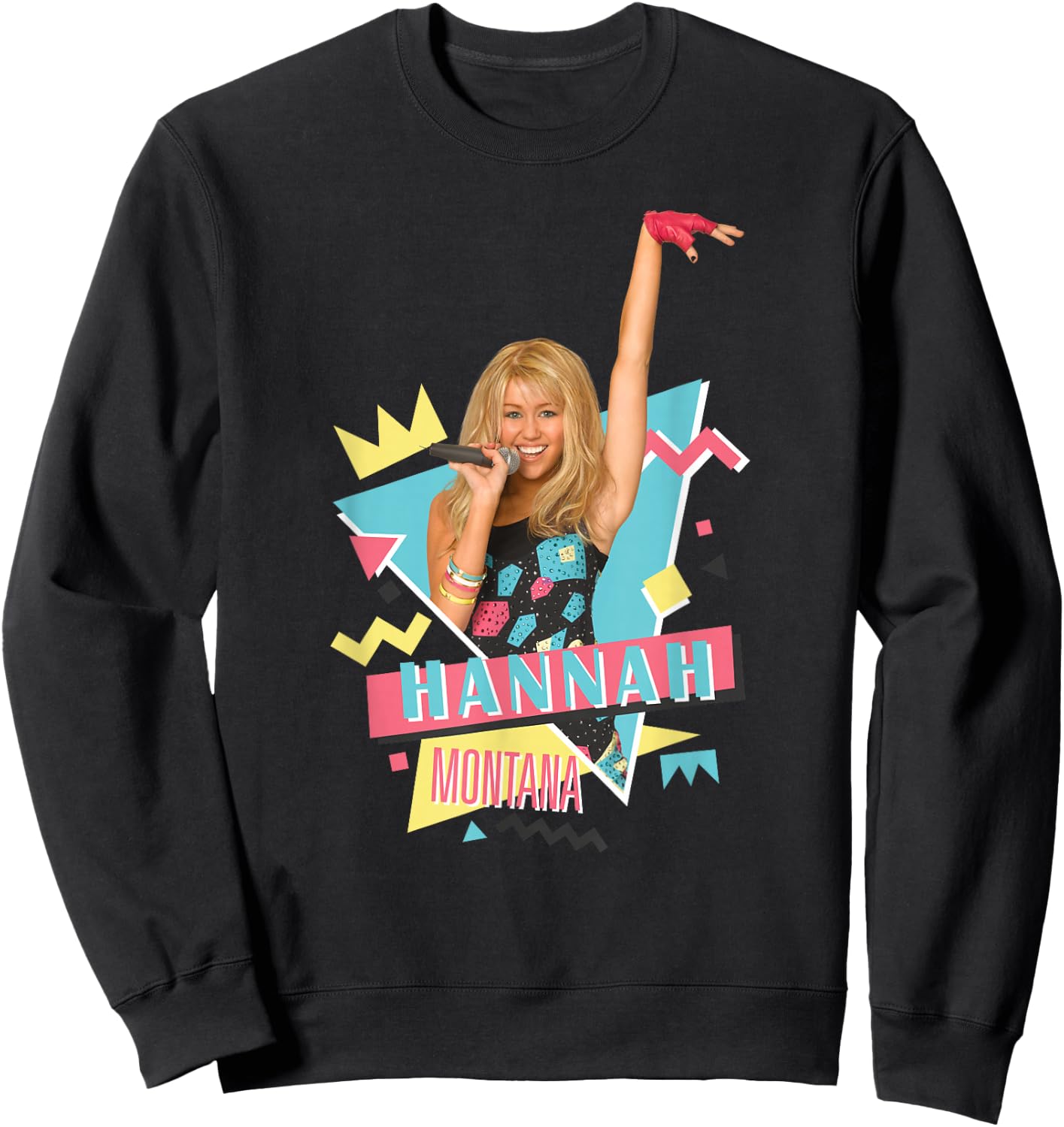 Disney Hannah Montana 90s Sweatshirt - Sweatshirt | Black