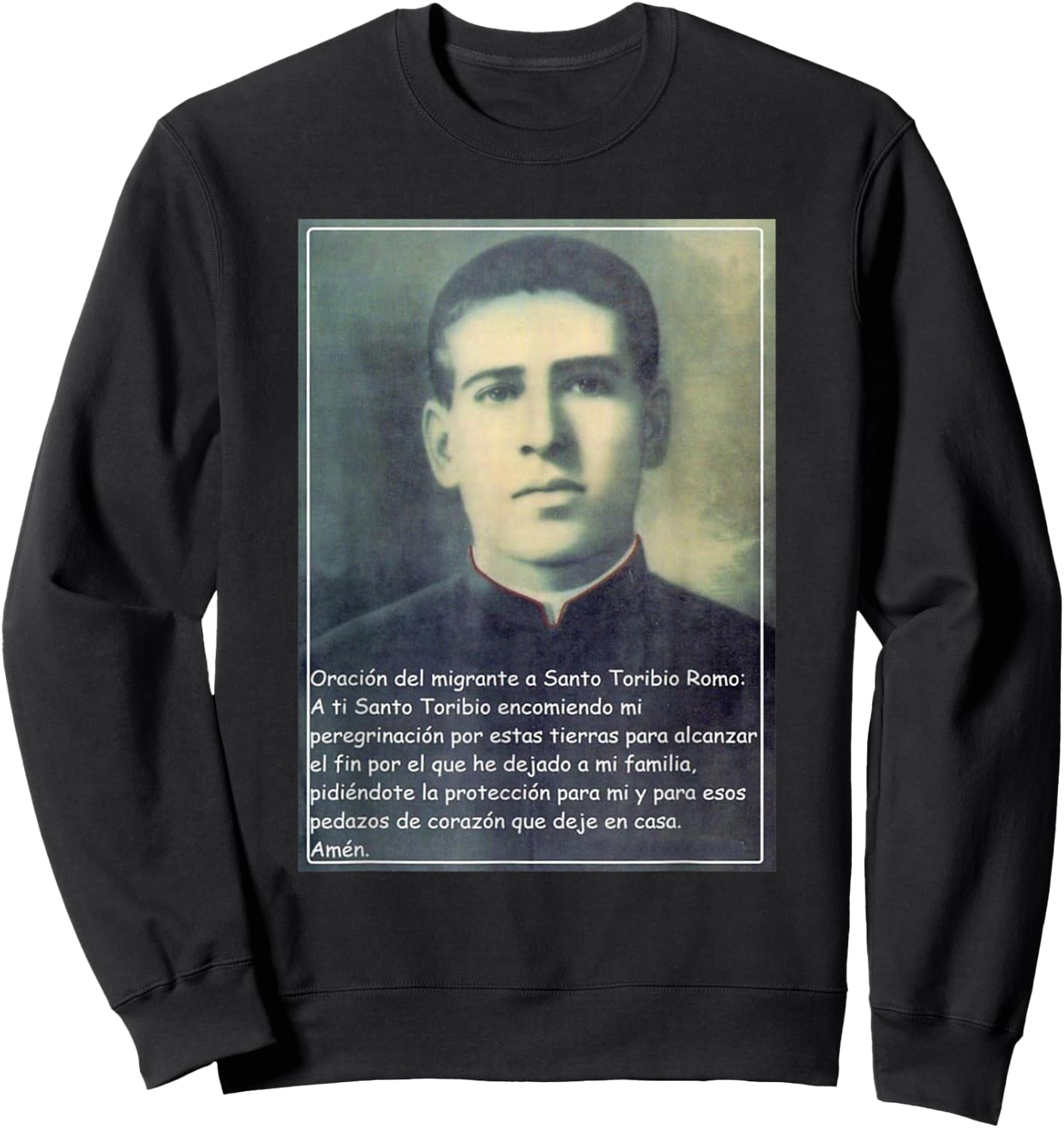 San Toribio Romo Sweatshirt - Sweatshirt | Black