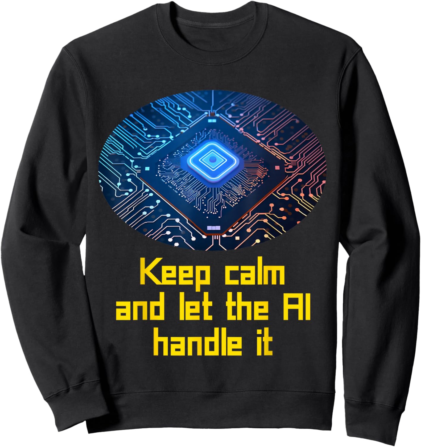 Cool Artificial intelligence and keep calm Costume Sweatshirt - Sweatshirt | Black