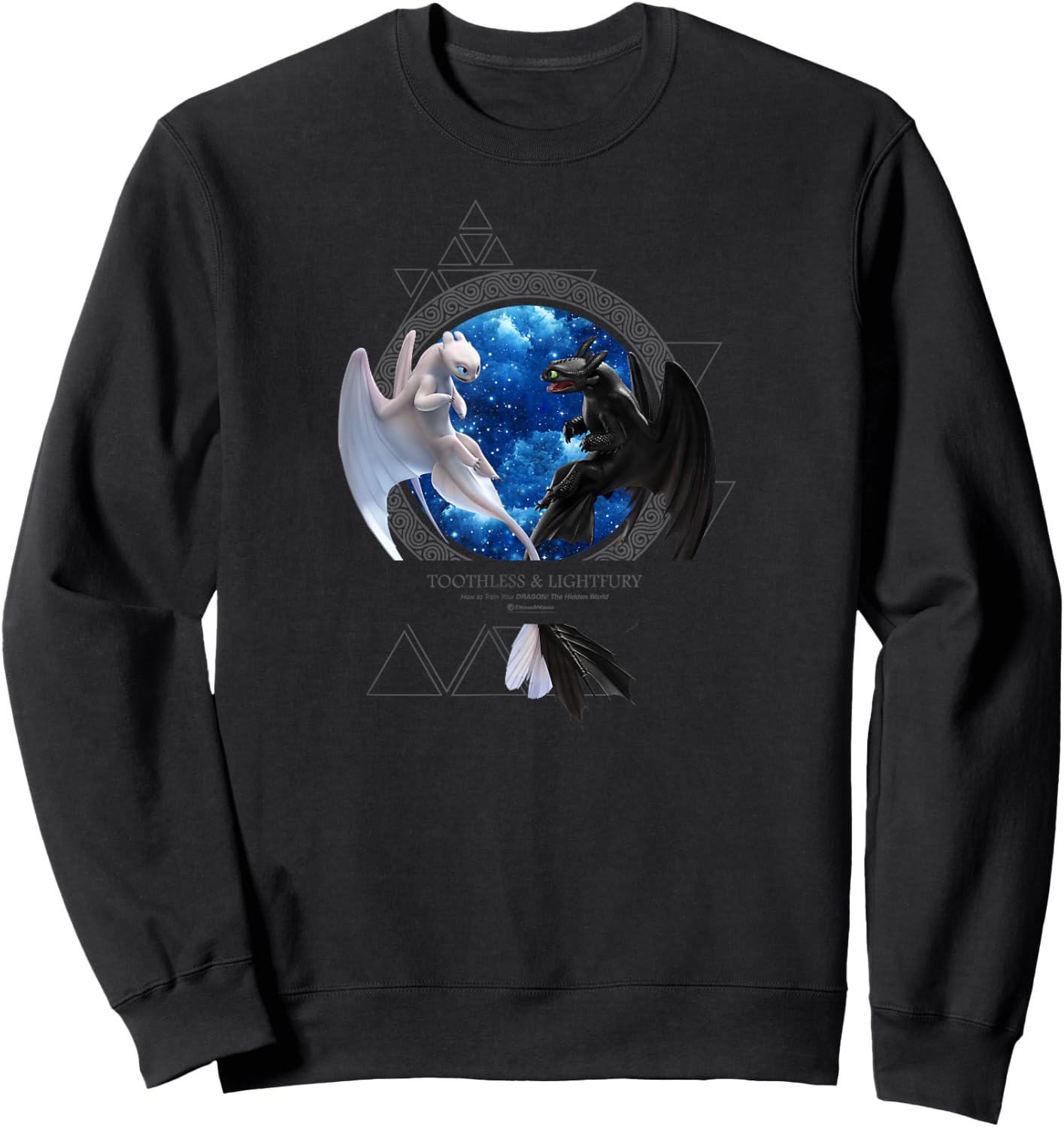 How to Train Your Dragon 3 Toothless Love Sweatshirt - Sweatshirt | Black