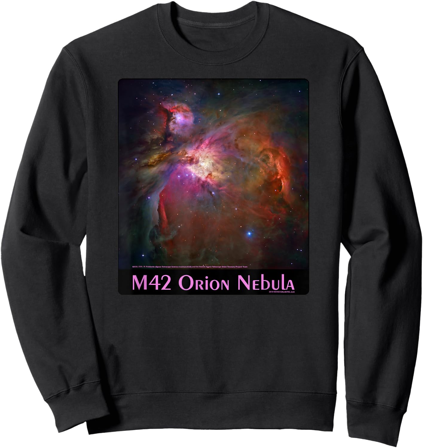 M42 The Orion Nebula Astronomy Shirt Sweatshirt - Sweatshirt | Black