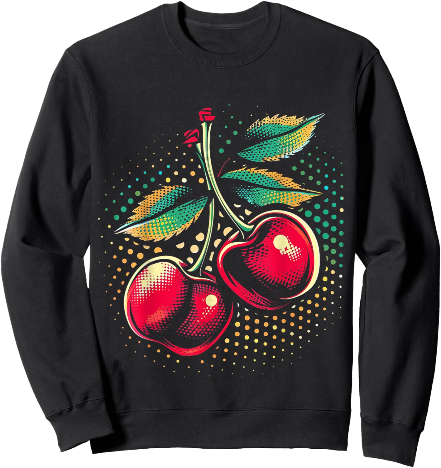 Pop Cherry Sweatshirt - Sweatshirt | Black