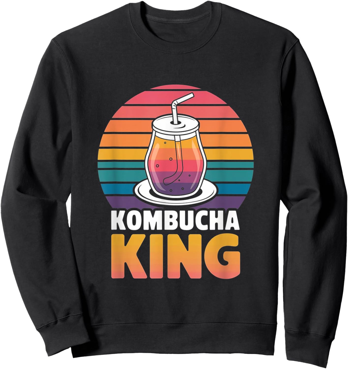 Roi du kombucha Sweatshirt - Sweatshirt | Black