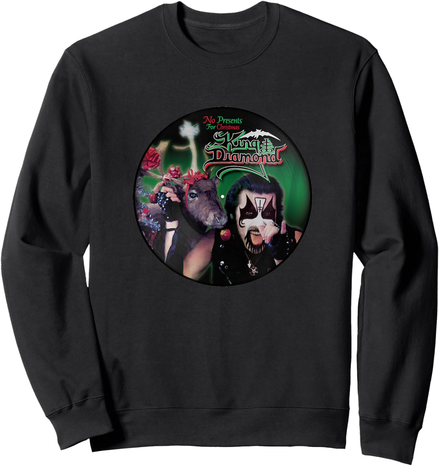 King Diamond No Presents for Christmas Sweatshirt - Sweatshirt | Black
