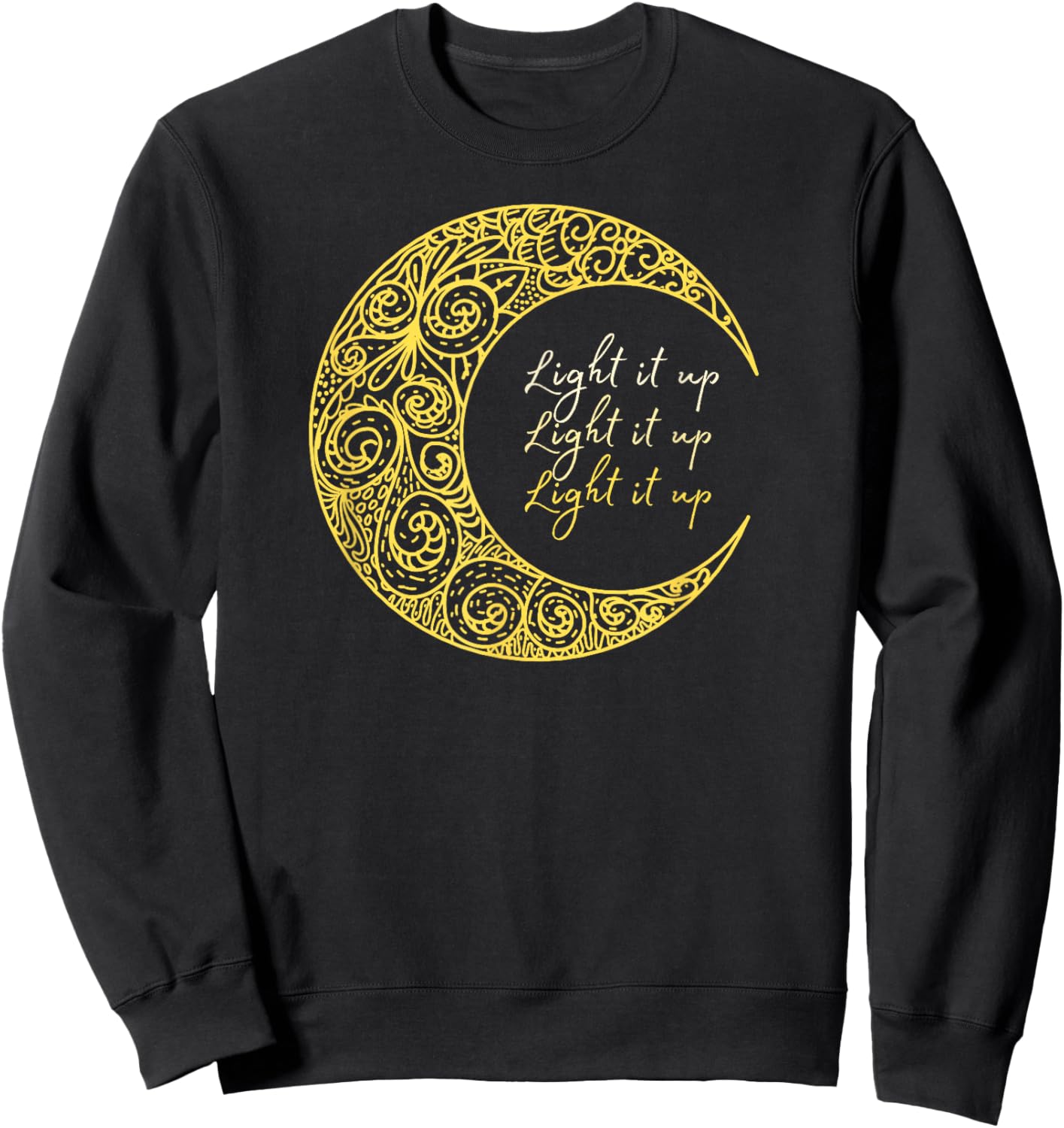 Light It Up by Sammi Rae Sweatshirt - Sweatshirt | Black