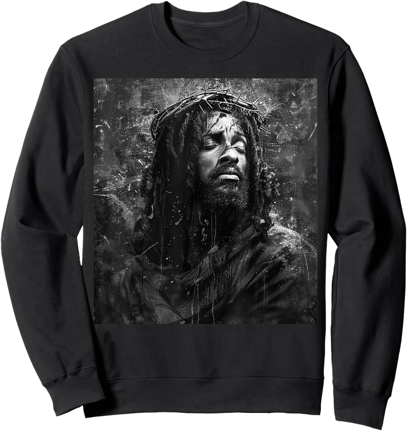 Black Jesus, Christianity, Church, Christ, Jesus Sweatshirt - Sweatshirt | Black