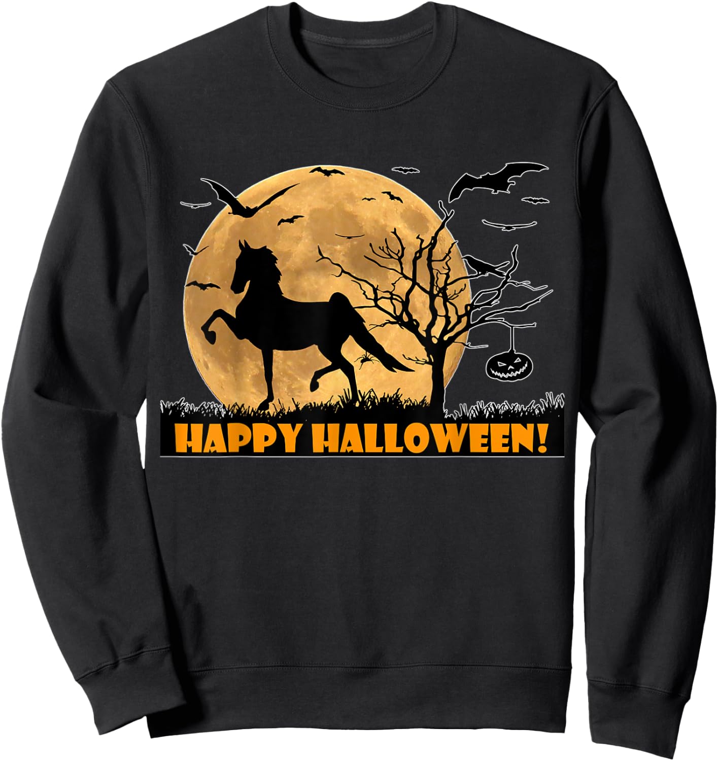 American Saddlebred Horse Training Gaited Horses Equitation Sweatshirt - Sweatshirt | Black