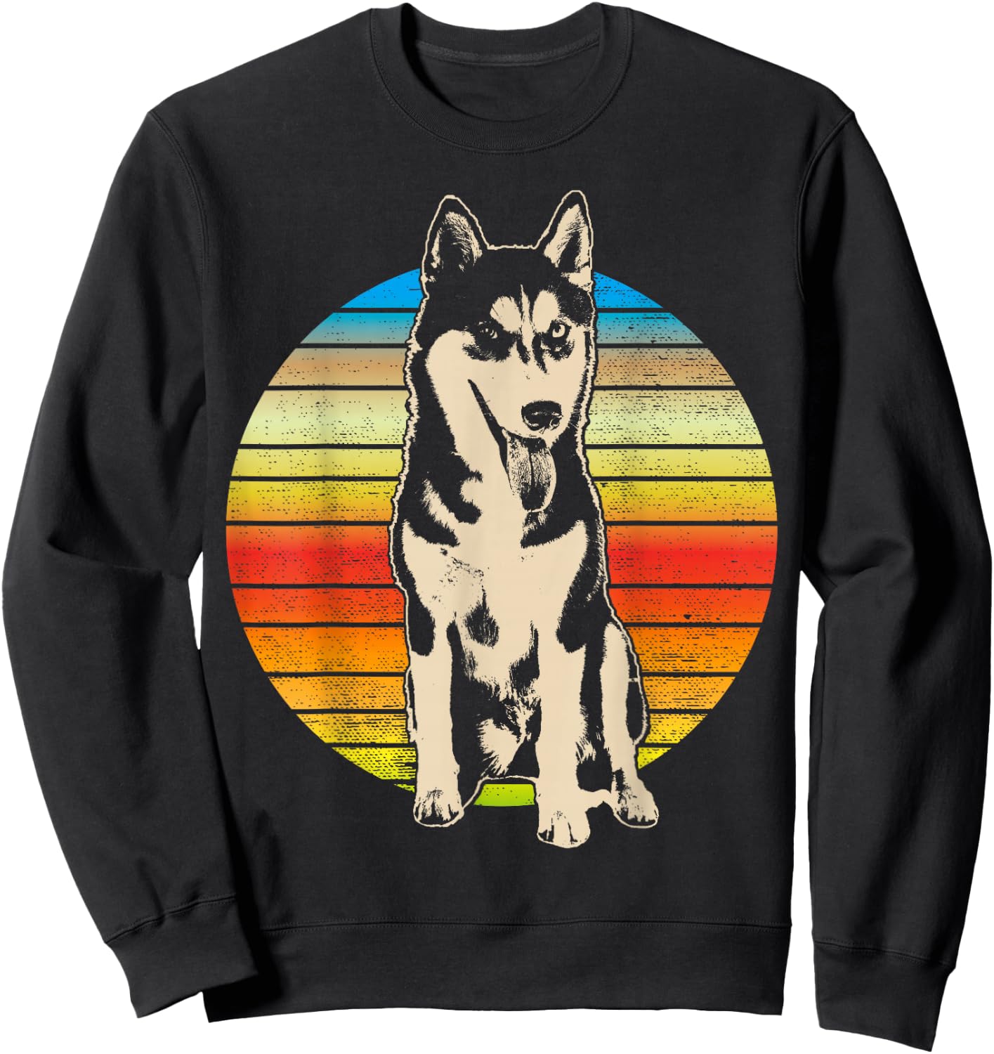 Alaskan Husky Dog Breed Sweatshirt - Sweatshirt | Black