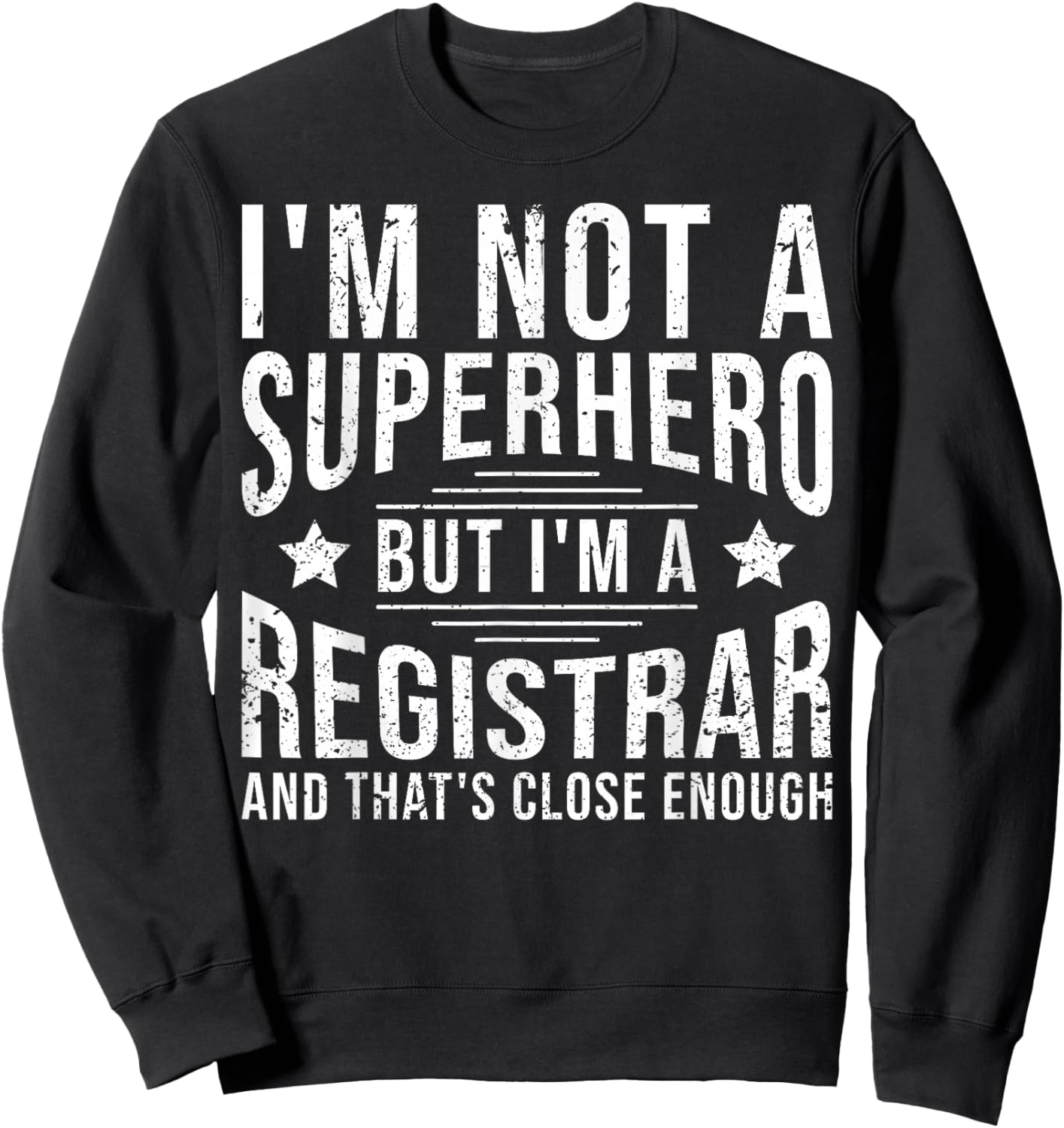 School Registrar Sweatshirt - Sweatshirt | Black