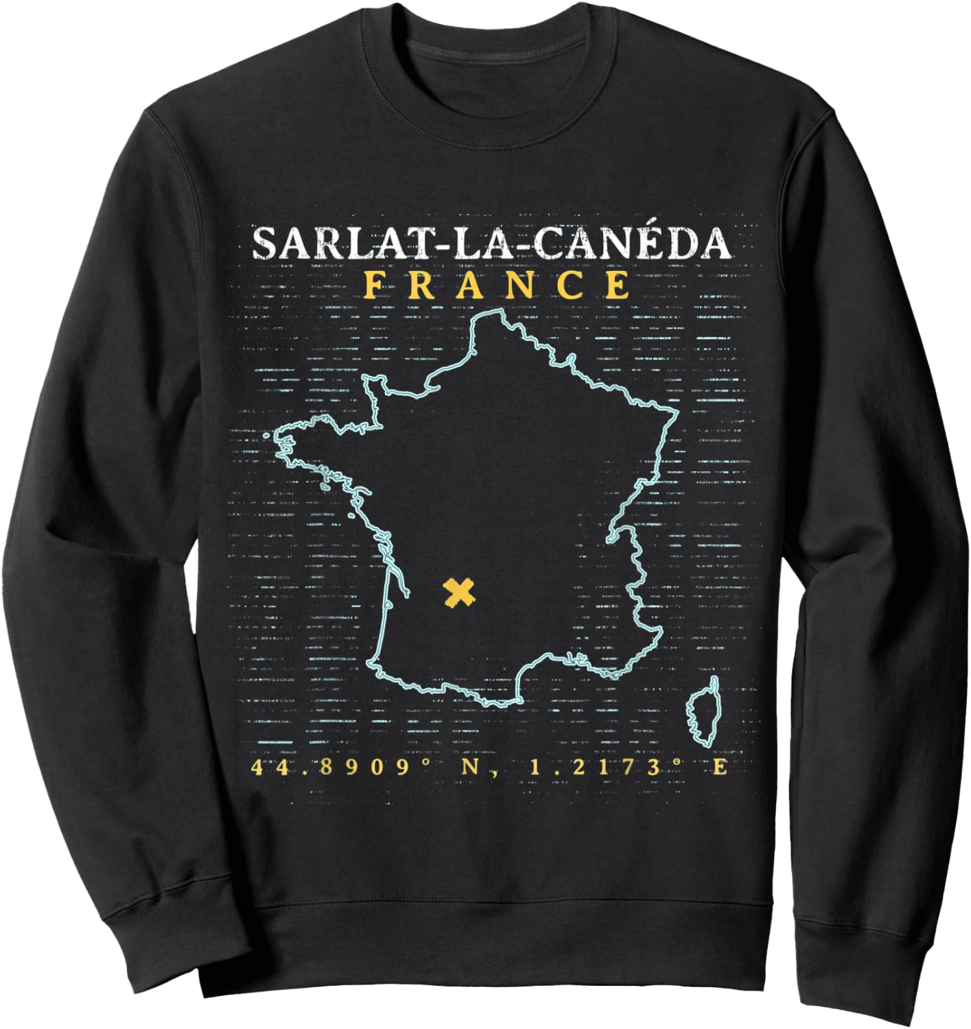 France Sarlat-la-Canéda Sweatshirt - Sweatshirt | Black