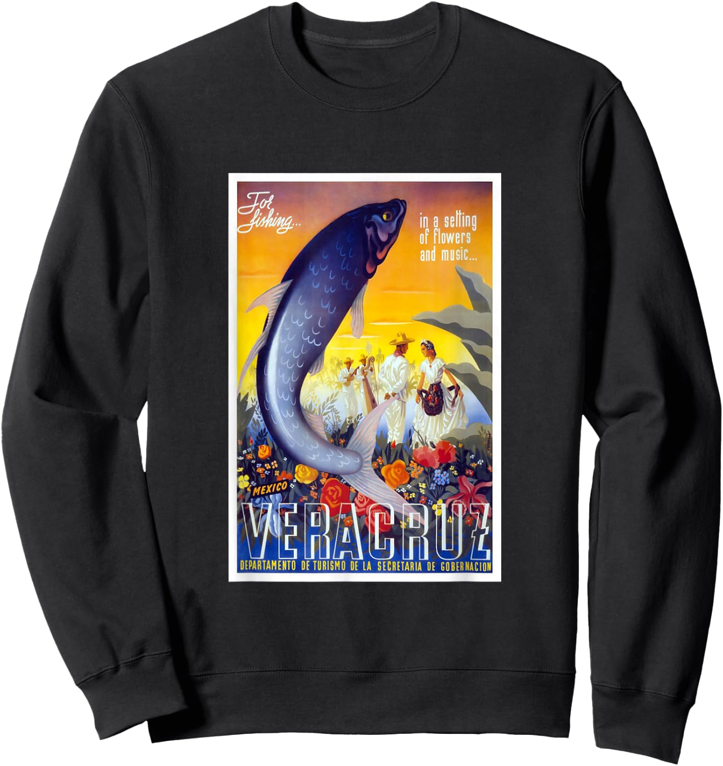 Veracruz...Mexico Sweatshirt - Sweatshirt | Black