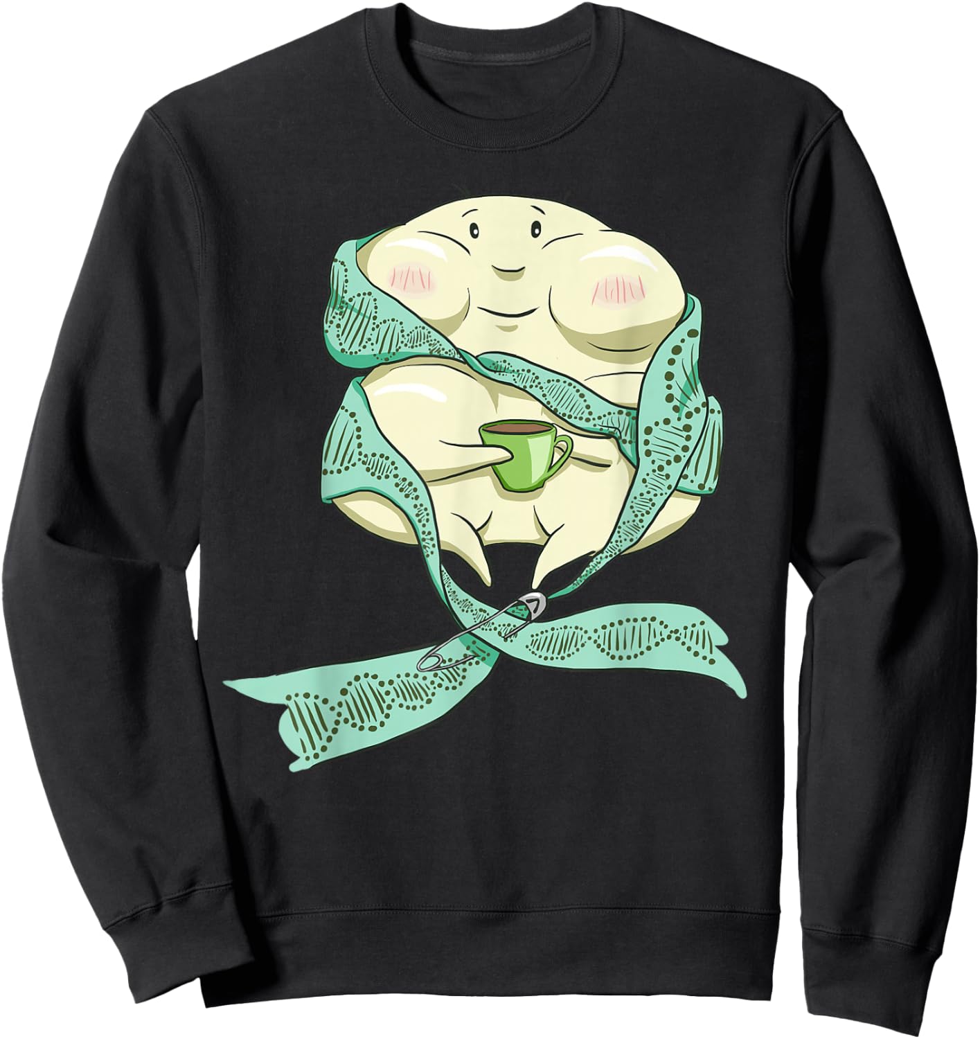 Nucleosome - Nucleoprotein - Funny Science Molecular Biology Sweatshirt - Sweatshirt | Black