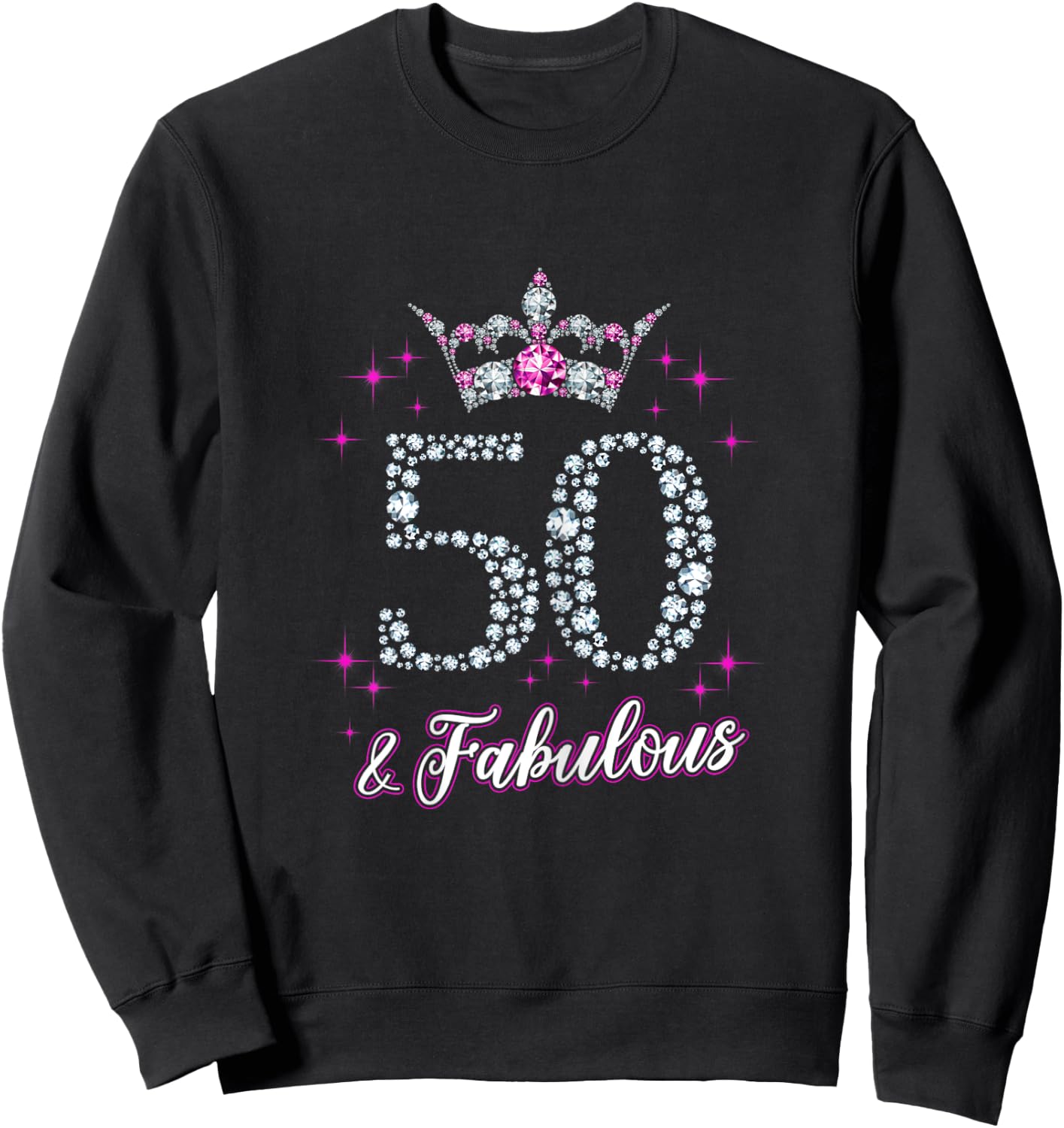 50 And Fabulous 1969 50Th Birthday Gift Sweatshirt - Sweatshirt | Black