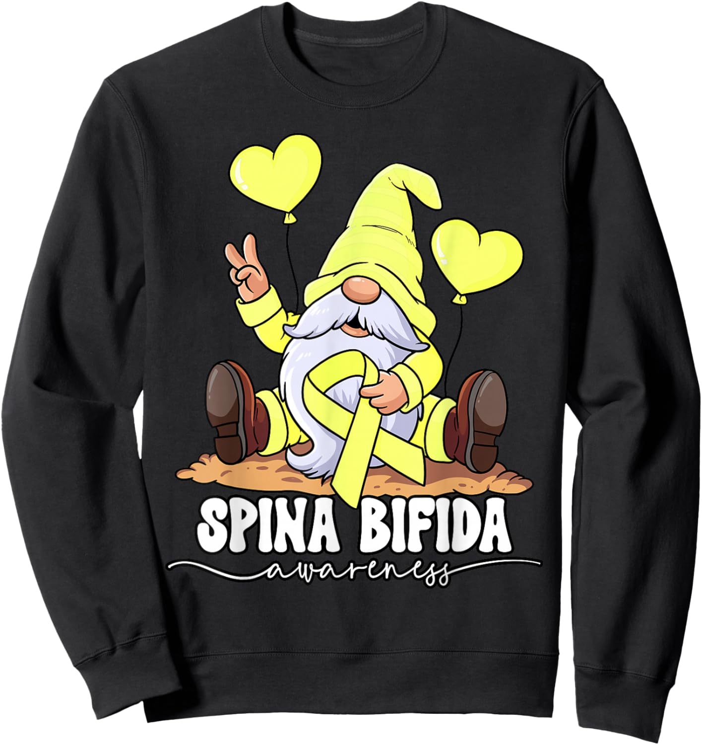 Spina Bifida Awareness Sweatshirt - Sweatshirt | Black
