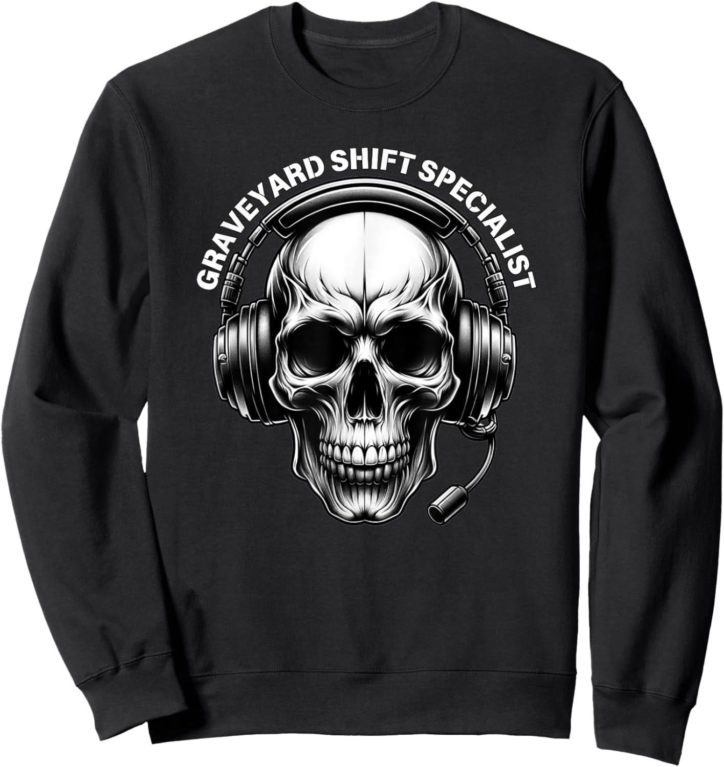 911 Dispatcher Gifts Police Night Shift Thin Gold Line Sweatshirt - Sweatshirt | Black