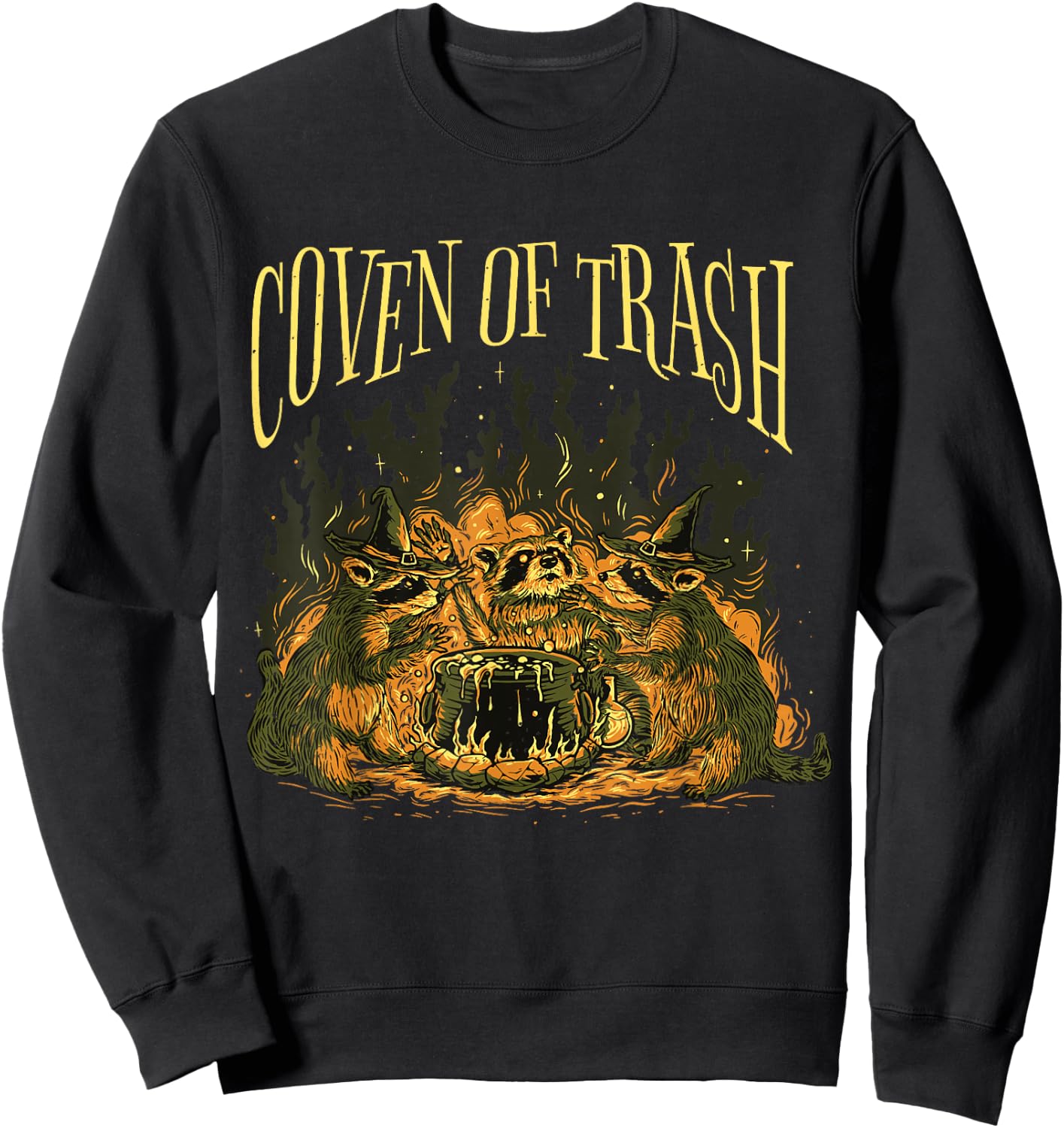 Coven Of Trash Sweatshirt - Sweatshirt | Black