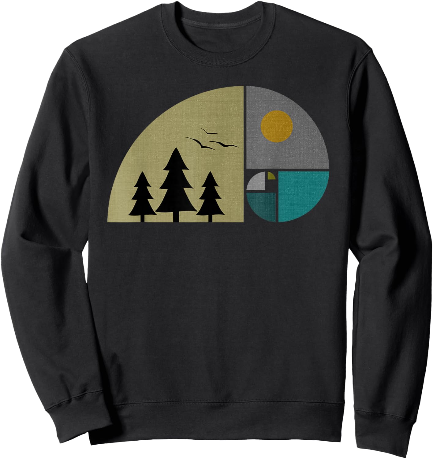 Fibonacci's Nature Sweatshirt - Sweatshirt | Black