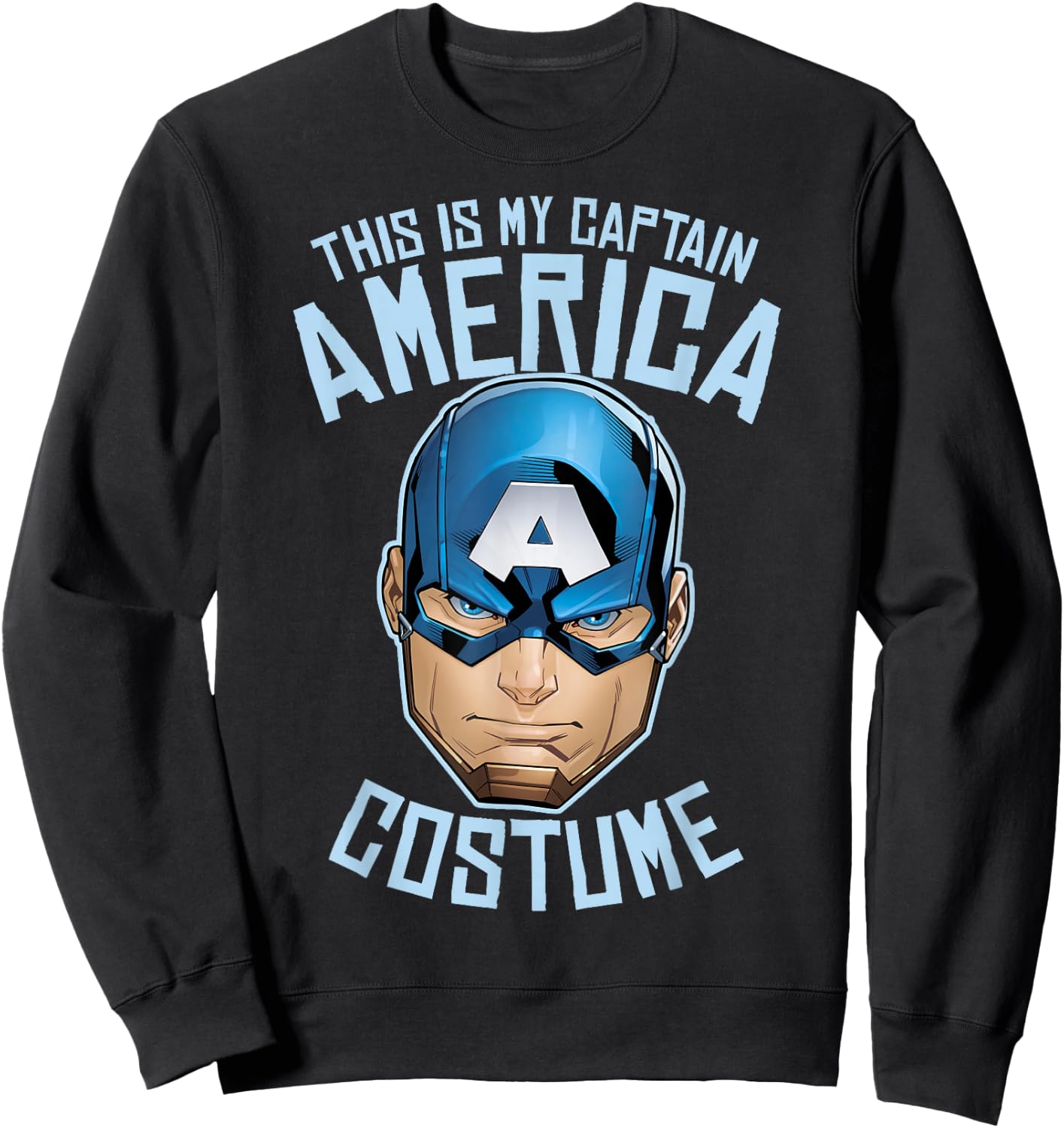 Marvel Captain America This is My Costume Halloween Sweatshirt - Sweatshirt | Black