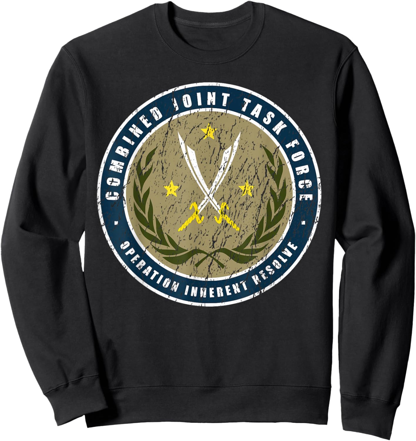 Inherent Resolve Operation Combined Joint Task Force Sweatshirt - Sweatshirt | Black