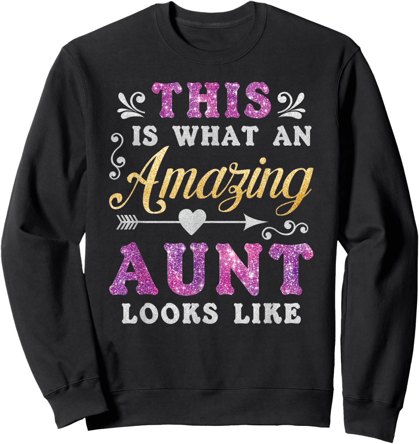 So sieht eine tolle Tante aus Funny Familienfrauen Sweatshirt - Sweatshirt | Black