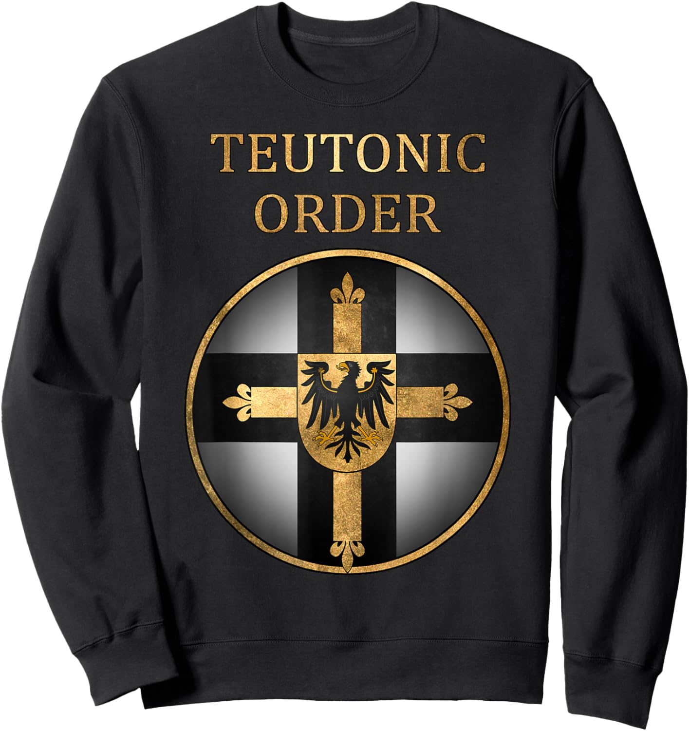 Deutscher Orden Mittelalterliche Heraldik Europäische Ritter Sweatshirt - Sweatshirt | Black