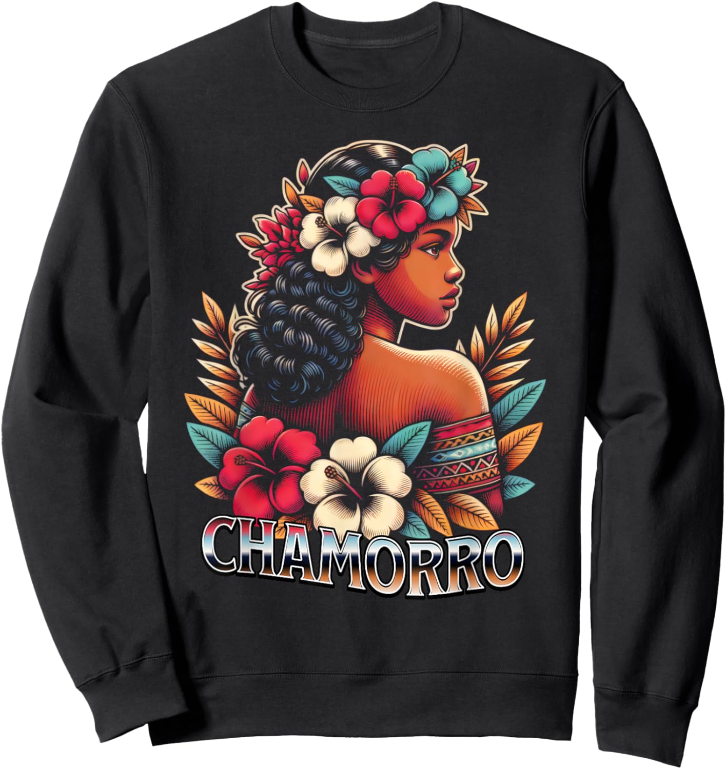 Chamorro Pride Guam and Saipan Mariana Islands Heritage Sweatshirt - Sweatshirt | Black